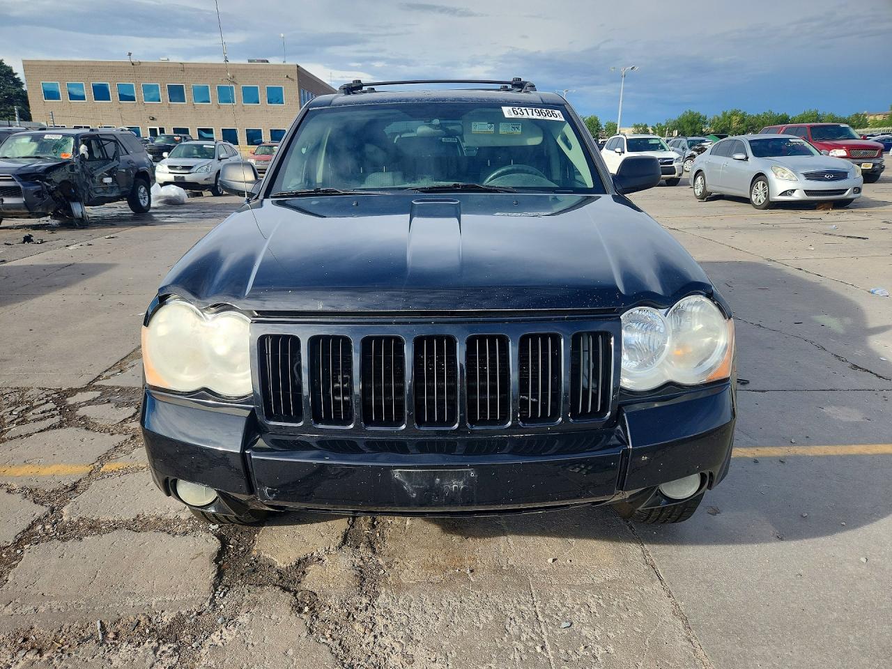 2008 Jeep Grand Cherokee Laredo Черный vin: 1J8GR48K38C103255