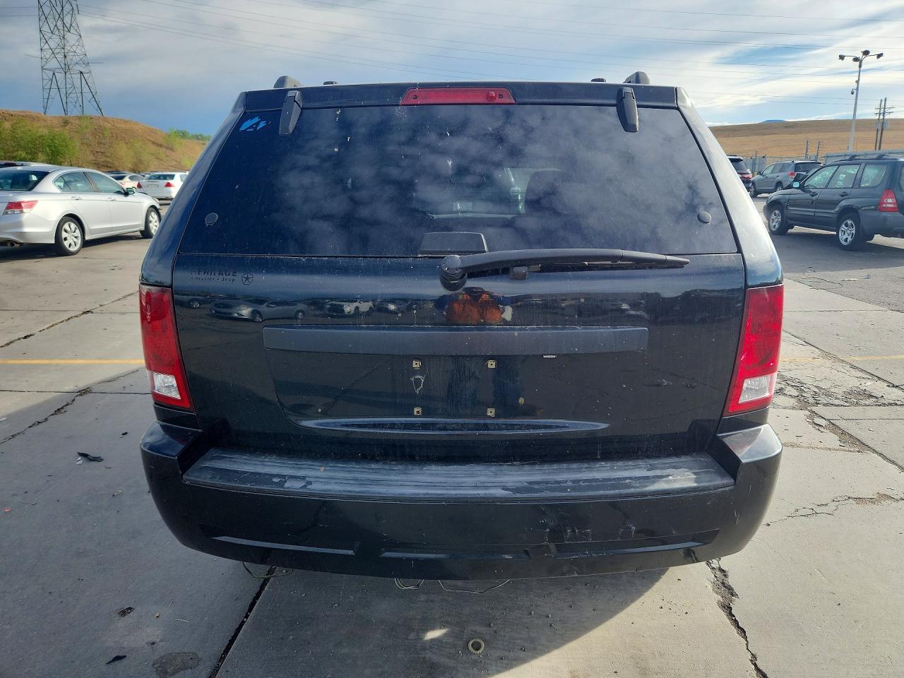 2008 Jeep Grand Cherokee Laredo Черный vin: 1J8GR48K38C103255