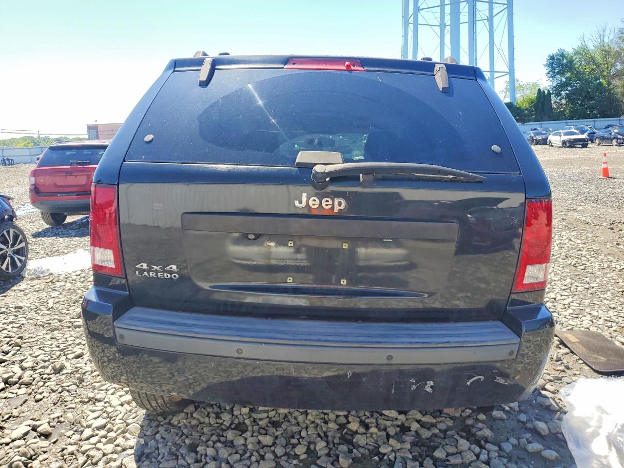 2008 Jeep Grand Cherokee Laredo Black vin: 1J8GR48K38C219684