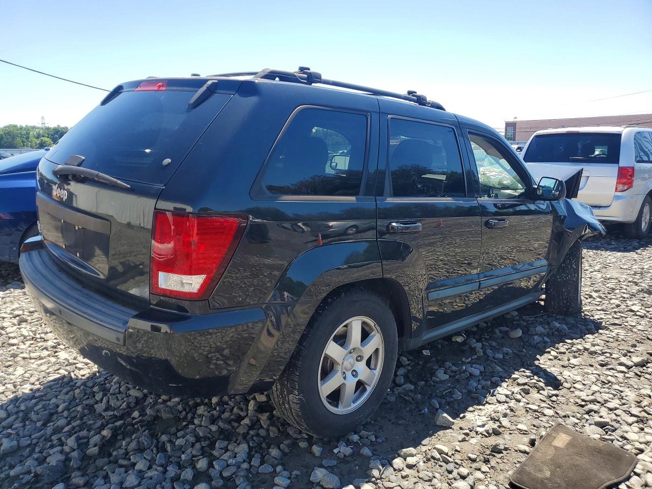 2008 Jeep Grand Cherokee Laredo Black vin: 1J8GR48K38C219684