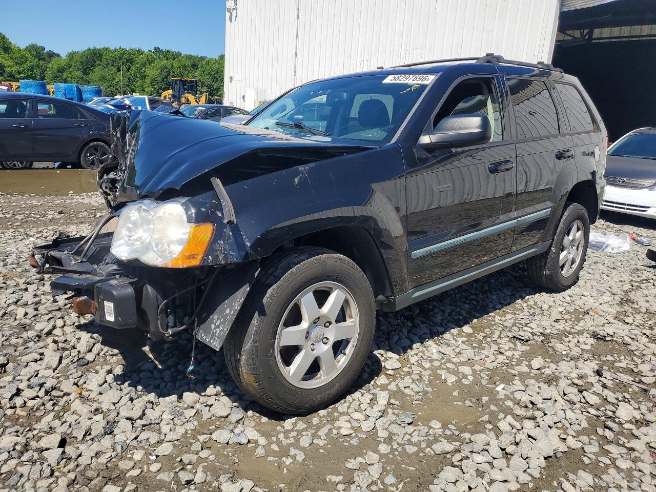 2008 Jeep Grand Cherokee Laredo Черный vin: 1J8GR48K38C219684