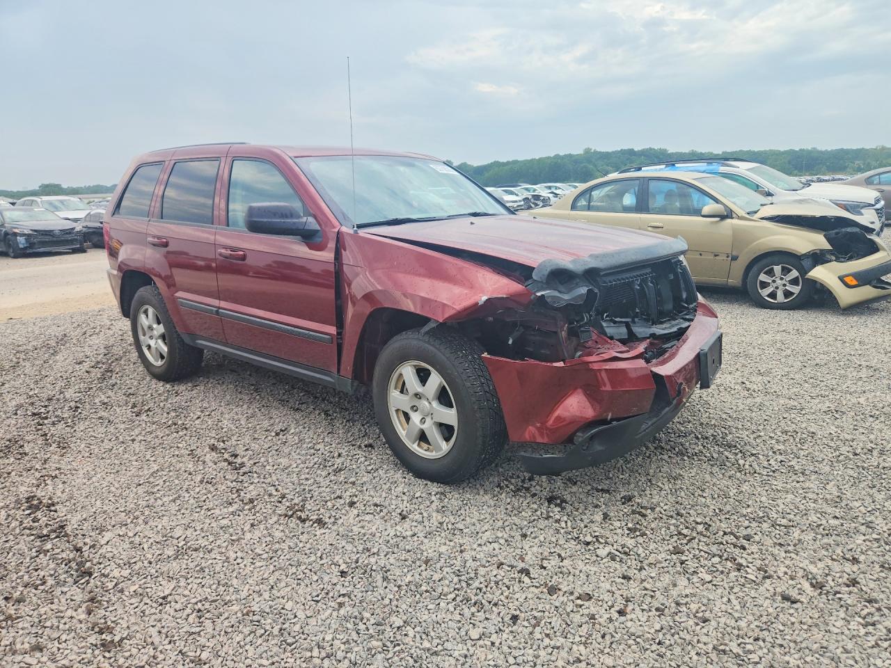 2008 Jeep Grand Cherokee Laredo Красный vin: 1J8GR48K38C228532