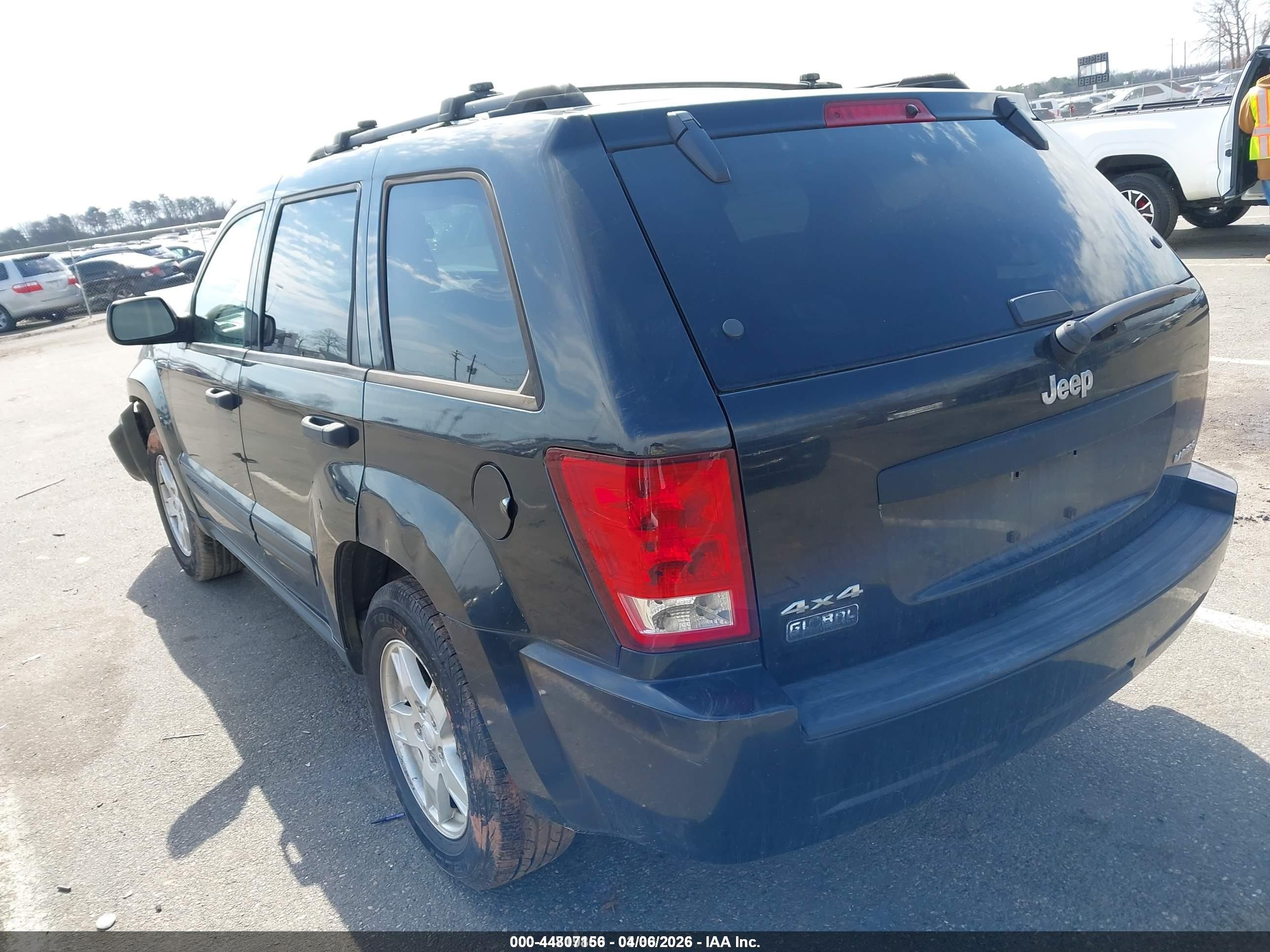 2005 Jeep Grand Cherokee Laredo Black vin: 1J8GR48K45C541536