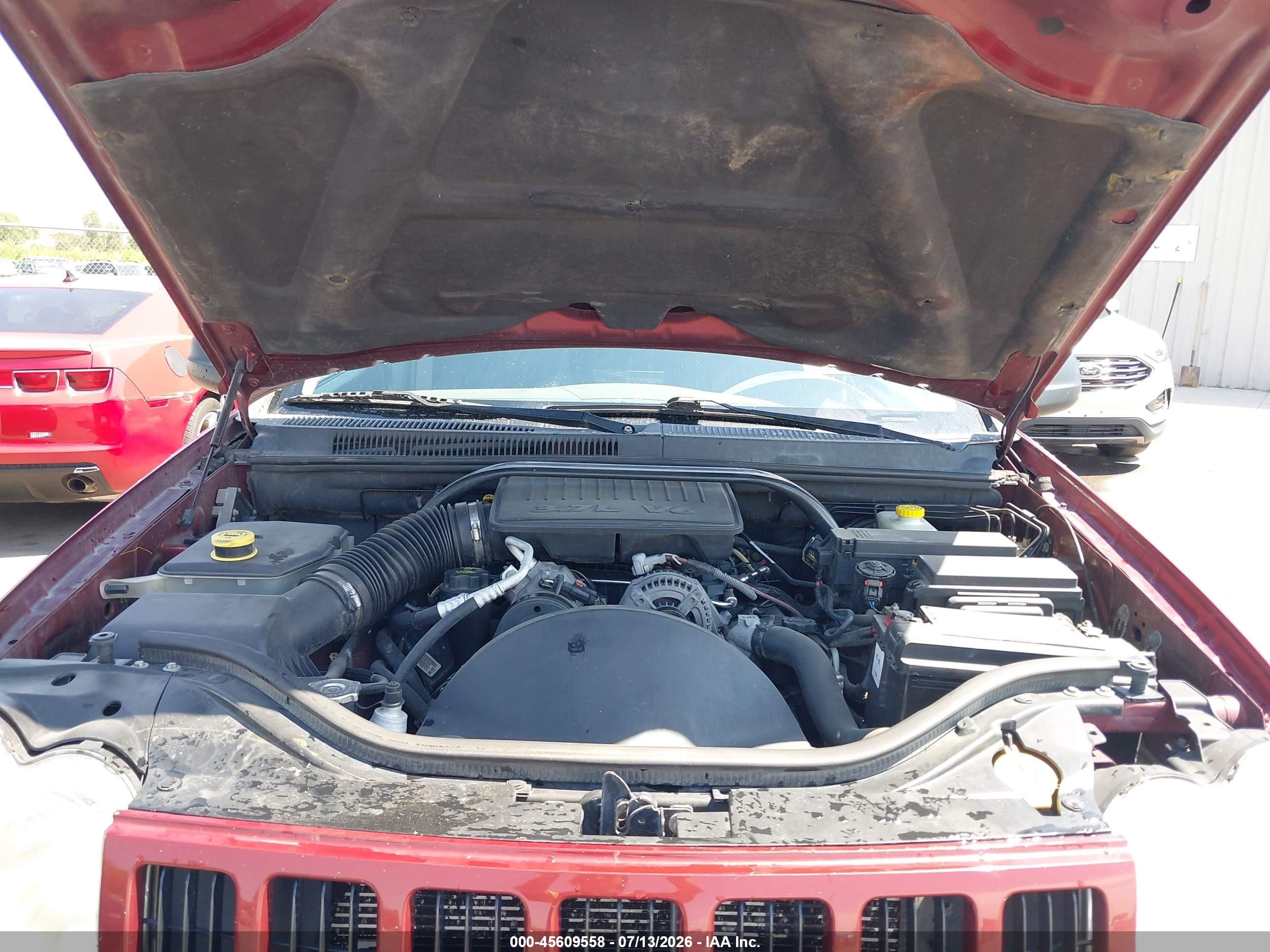 2007 Jeep Grand Cherokee Laredo Red vin: 1J8GR48K47C514081