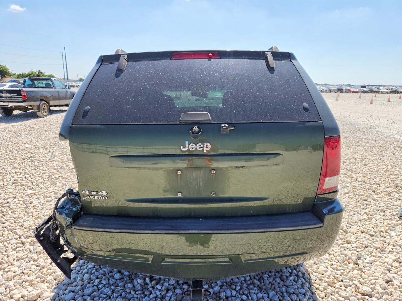 2007 Jeep Grand Cherokee Laredo Green vin: 1J8GR48K47C563975