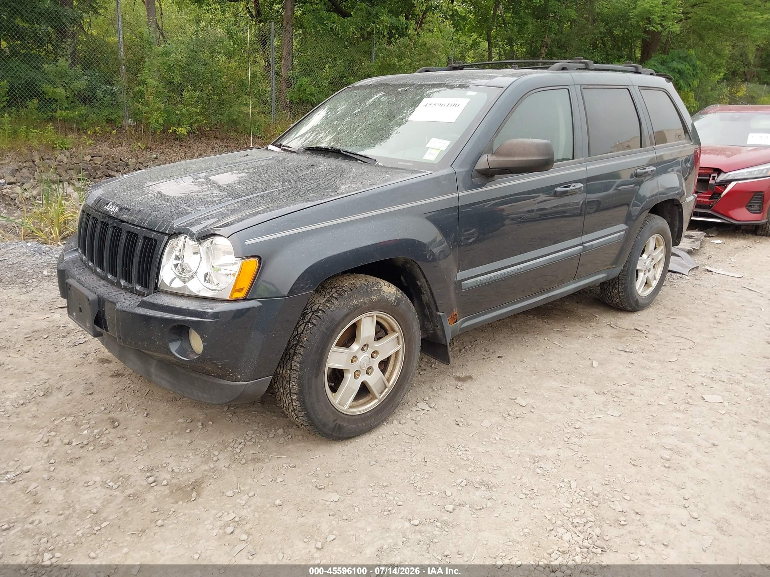 2007 Jeep Grand Cherokee Laredo Gray vin: 1J8GR48K47C607151