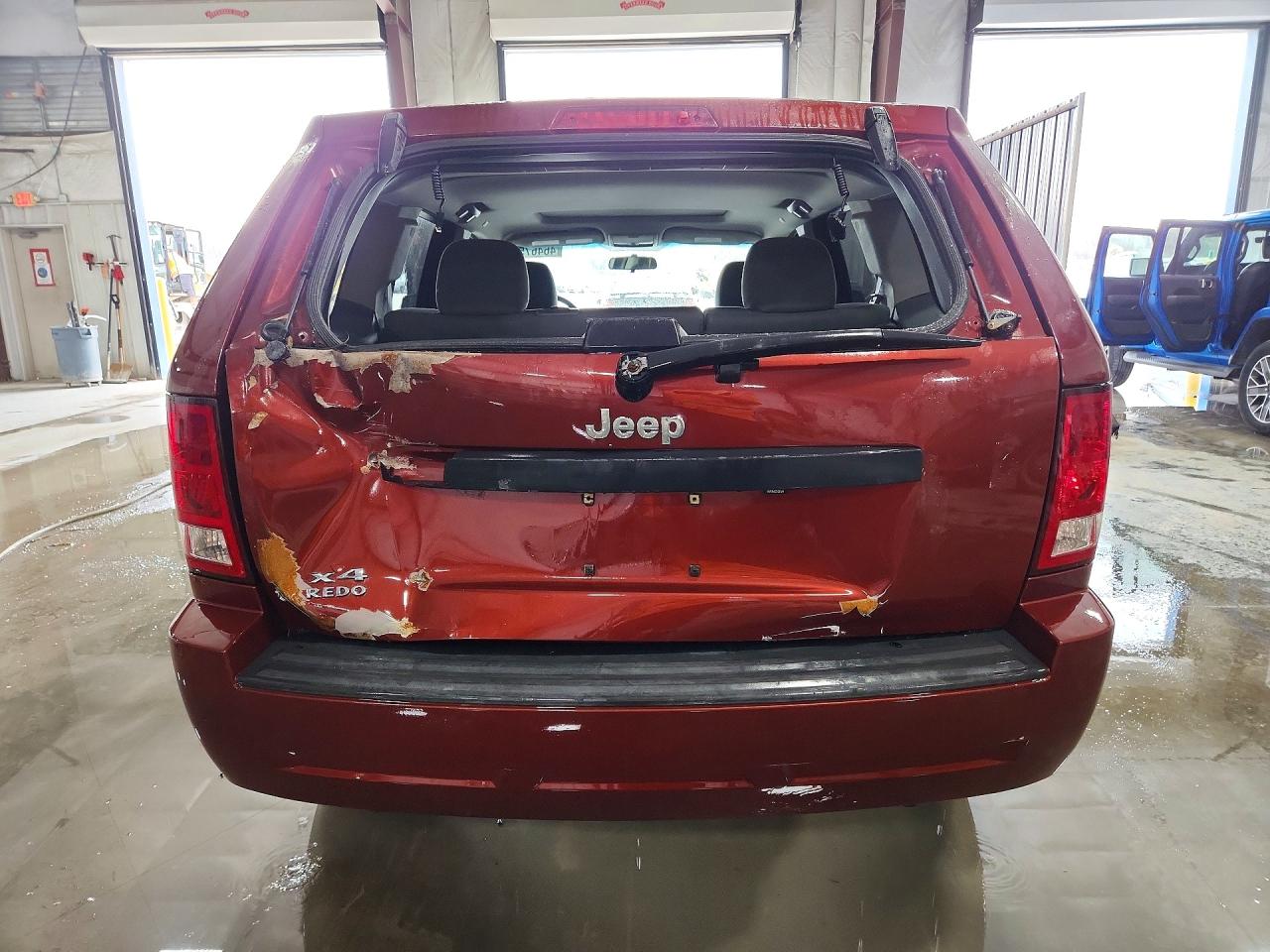 2007 Jeep Grand Cherokee Laredo Maroon vin: 1J8GR48K47C615122