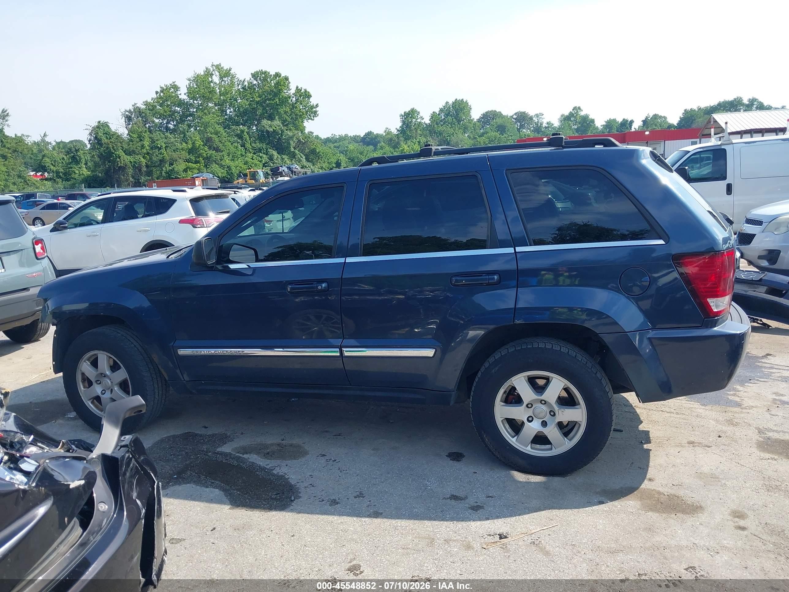 2008 Jeep Grand Cherokee Laredo Black vin: 1J8GR48K48C218351