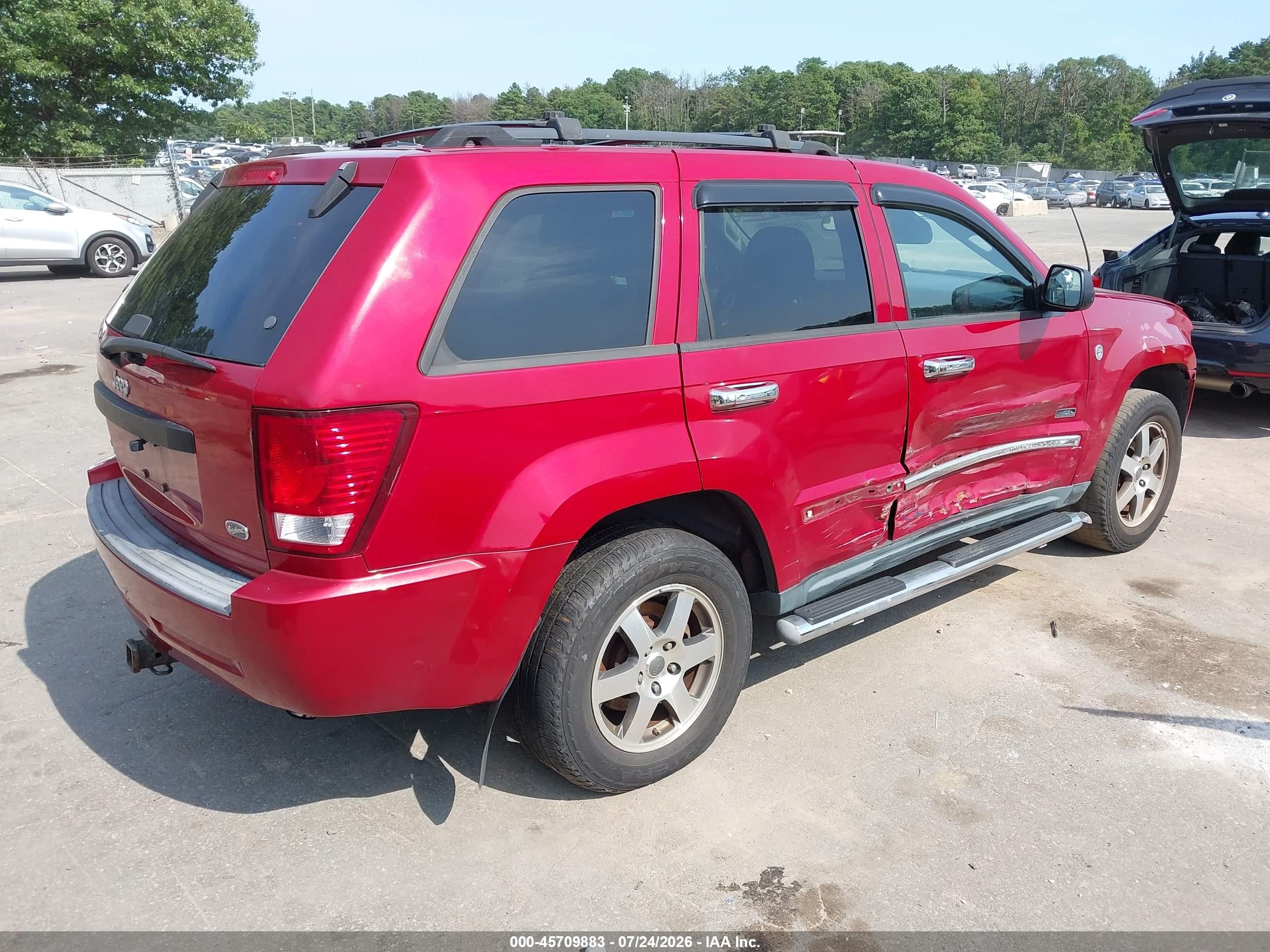 2009 Jeep Grand Cherokee Laredo Red vin: 1J8GR48K49C554308