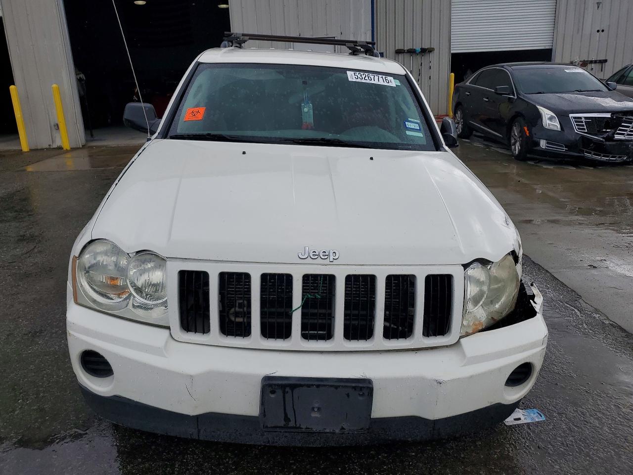 2007 Jeep Grand Cherokee Laredo Белый vin: 1J8GR48K57C532007