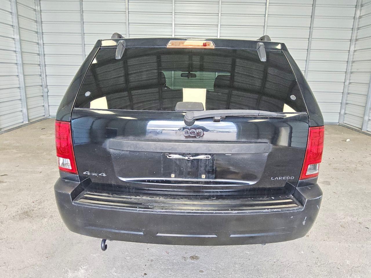 2007 Jeep Grand Cherokee Laredo Black vin: 1J8GR48K57C619616