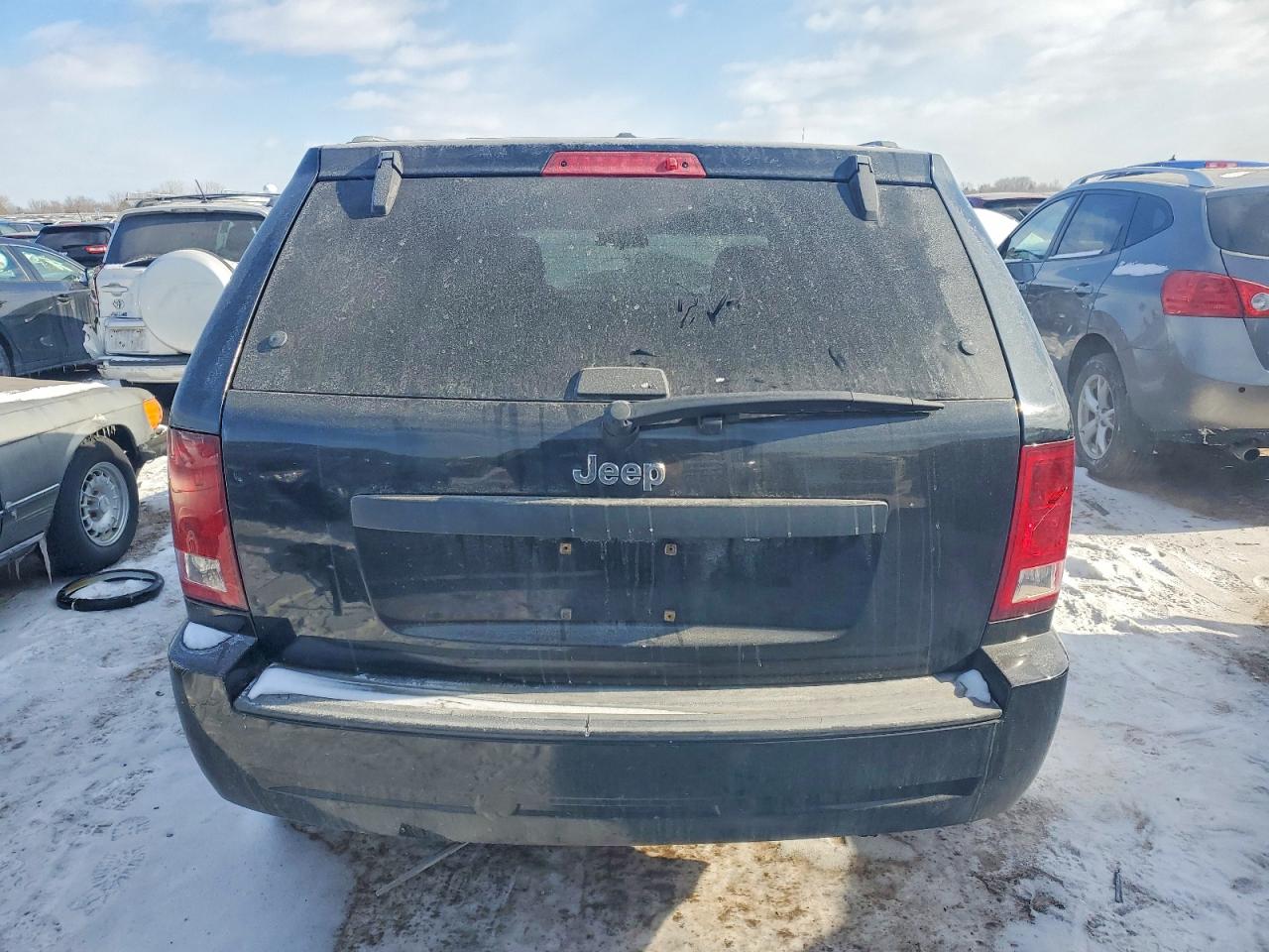 2008 Jeep Grand Cherokee Laredo Black vin: 1J8GR48K58C125807