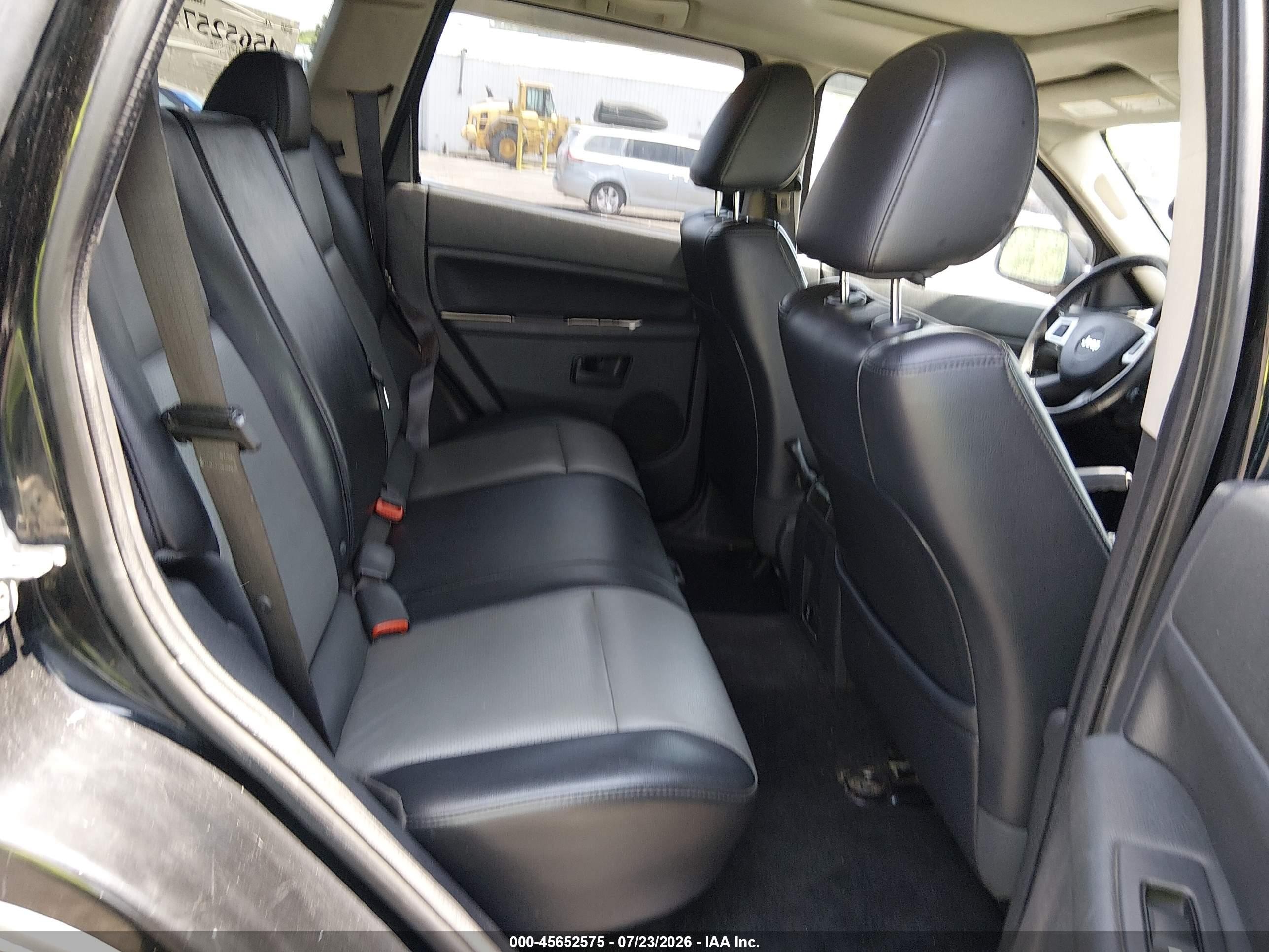 2008 Jeep Grand Cherokee Laredo Black vin: 1J8GR48K58C137293