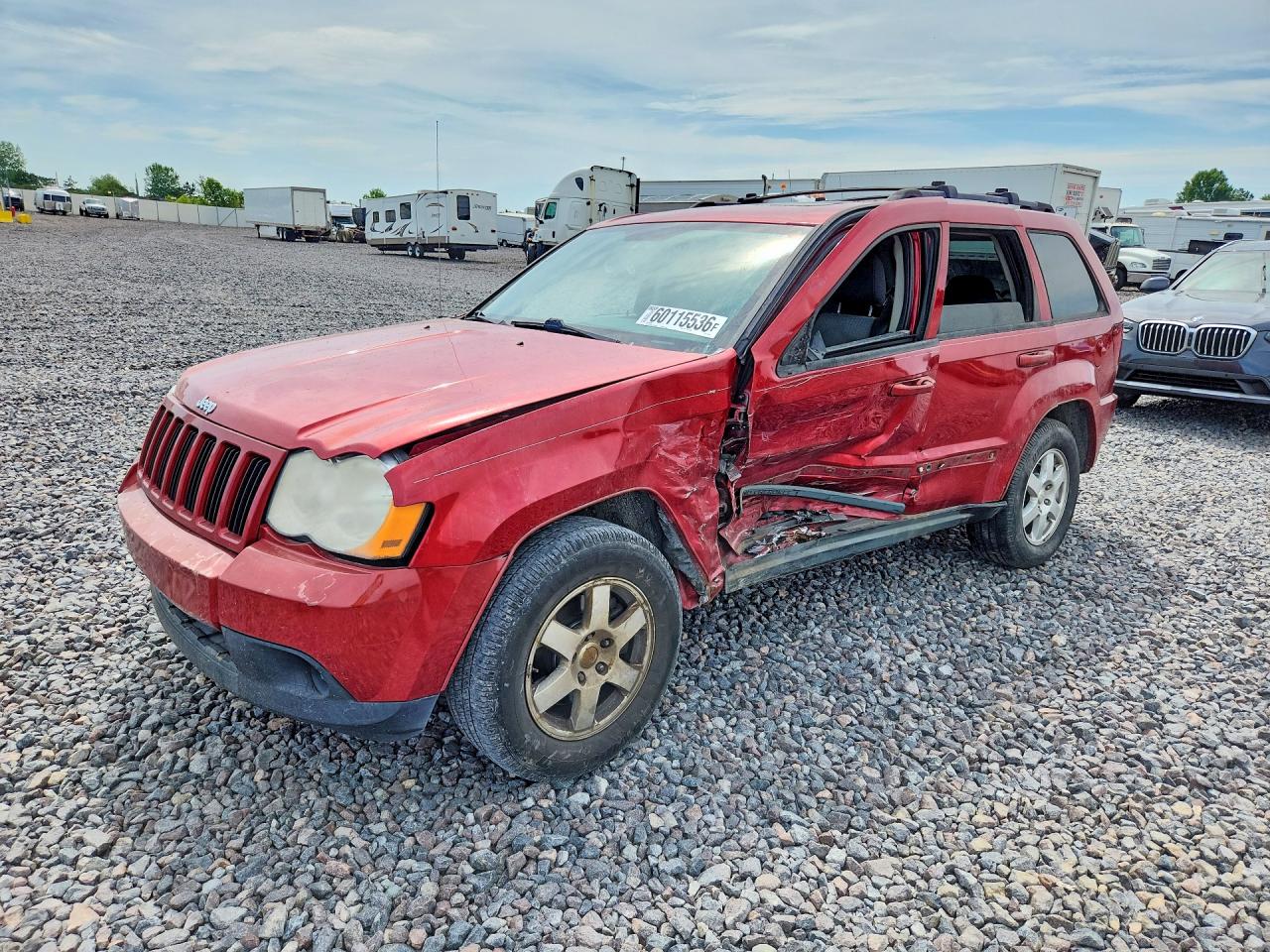 2009 Jeep Grand Cherokee Laredo Red vin: 1J8GR48K59C550185