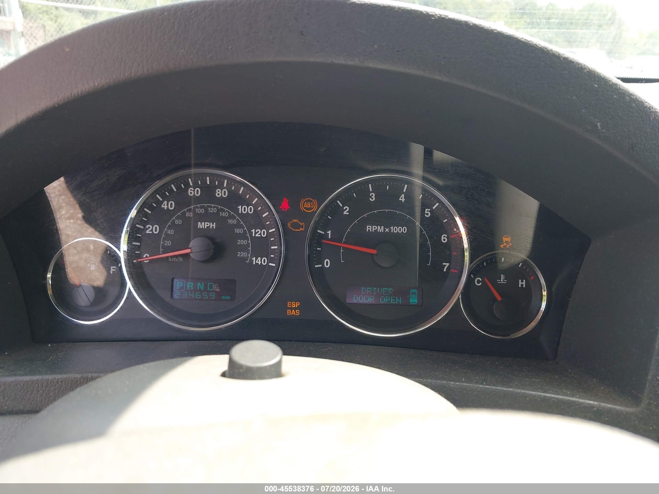 2007 Jeep Grand Cherokee Laredo Black vin: 1J8GR48K67C540679