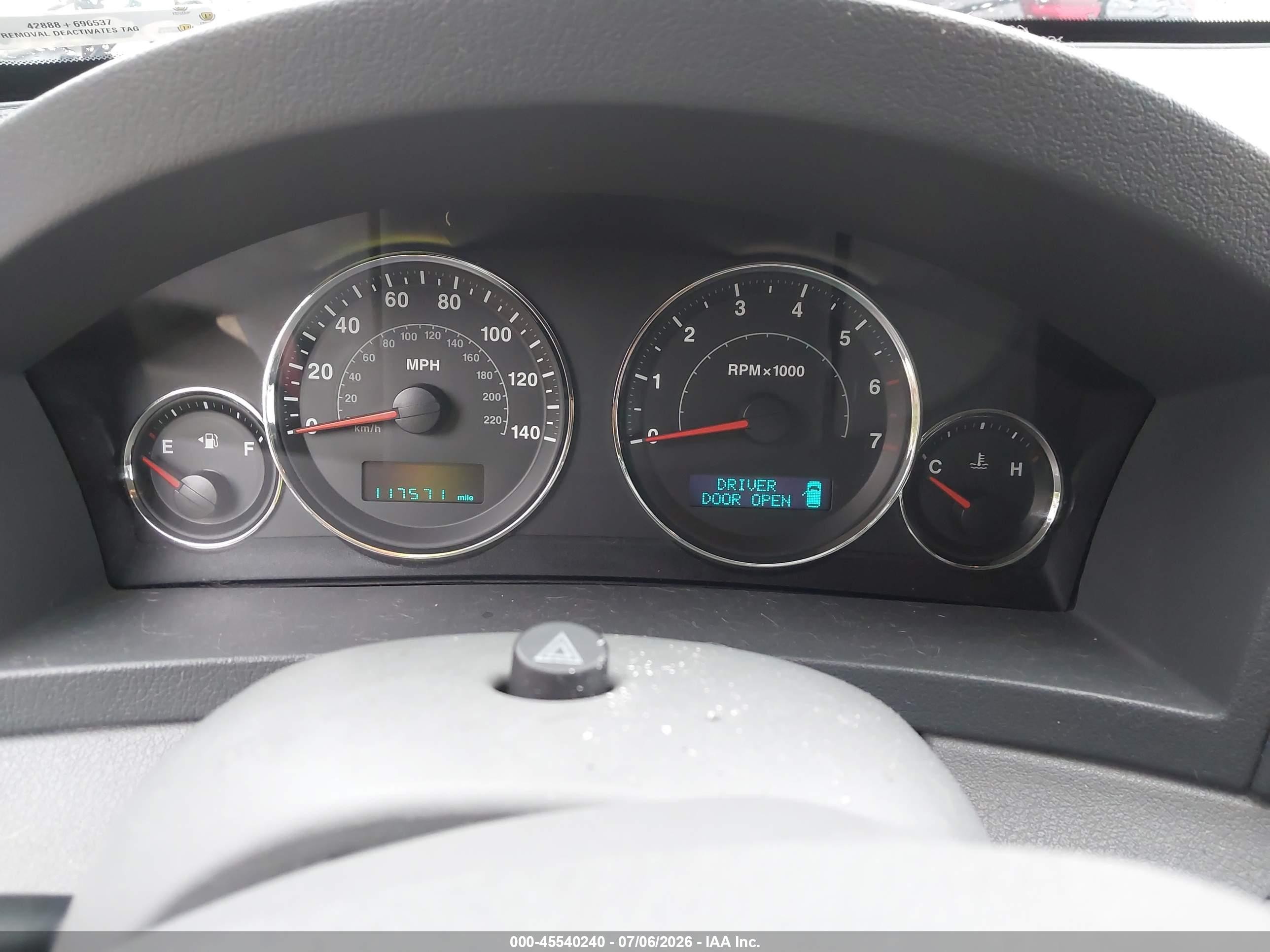2007 Jeep Grand Cherokee Laredo Red vin: 1J8GR48K67C692090