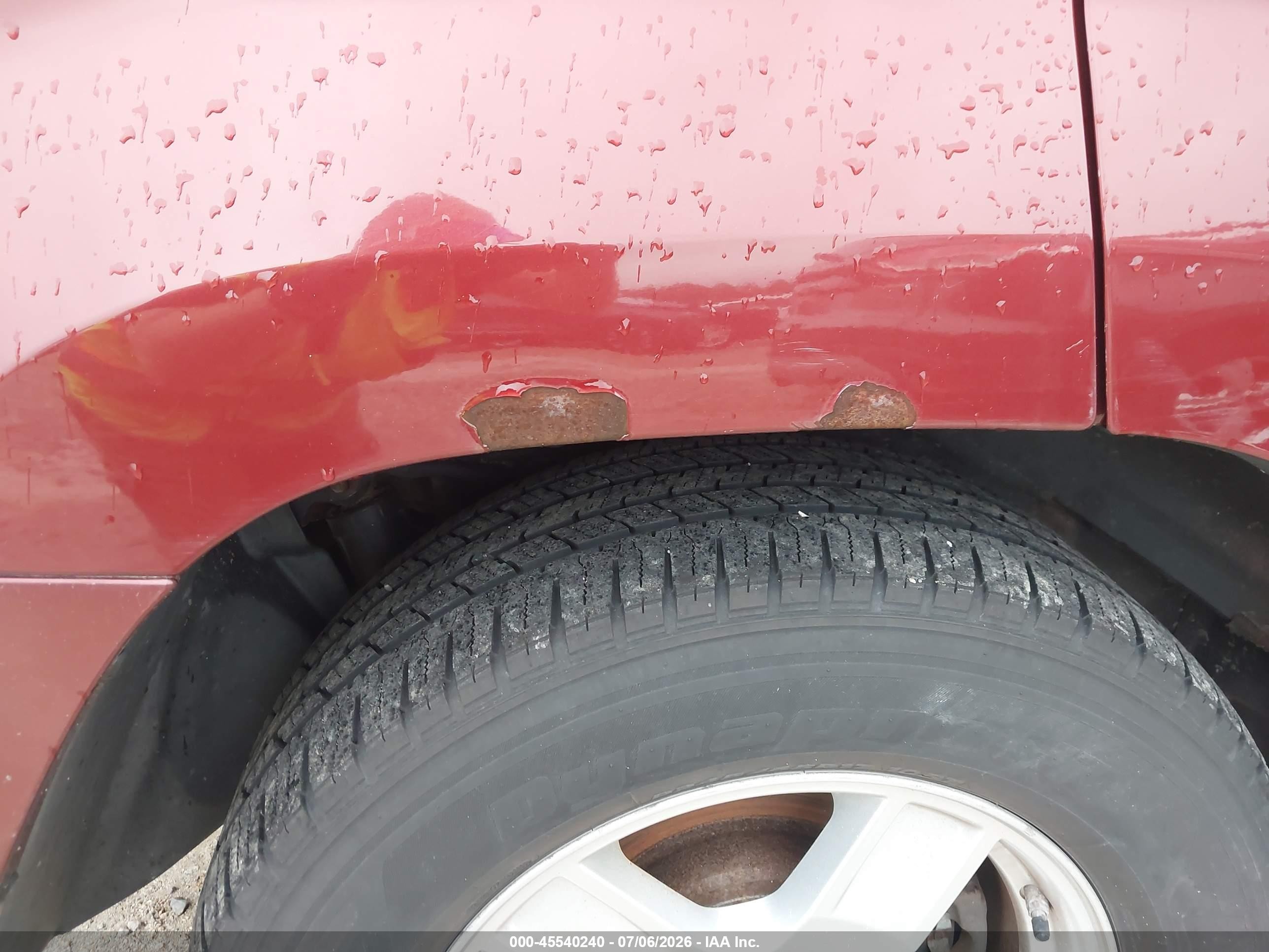 2007 Jeep Grand Cherokee Laredo Red vin: 1J8GR48K67C692090