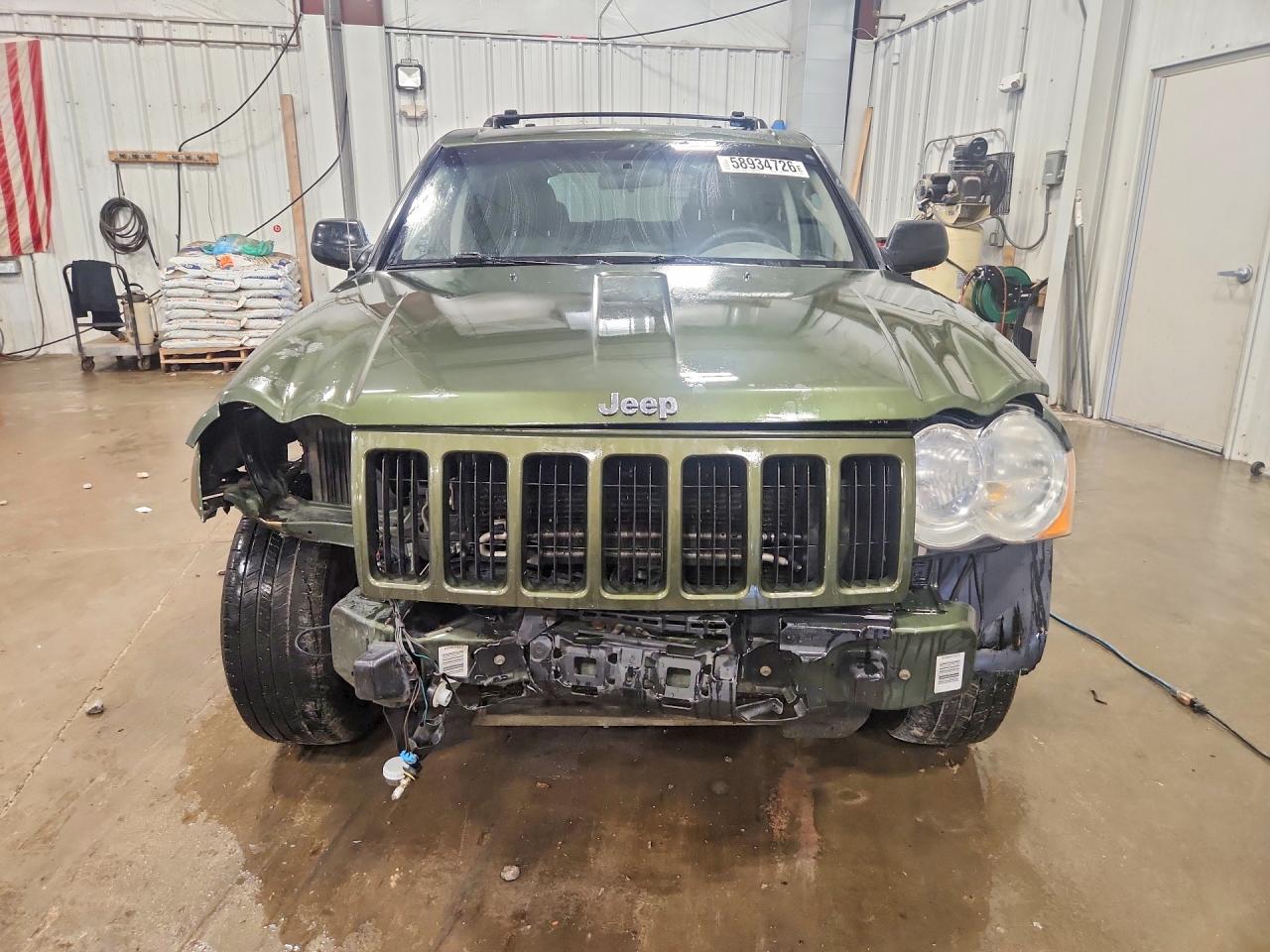 2009 Jeep Grand Cherokee Laredo Green vin: 1J8GR48K69C508236