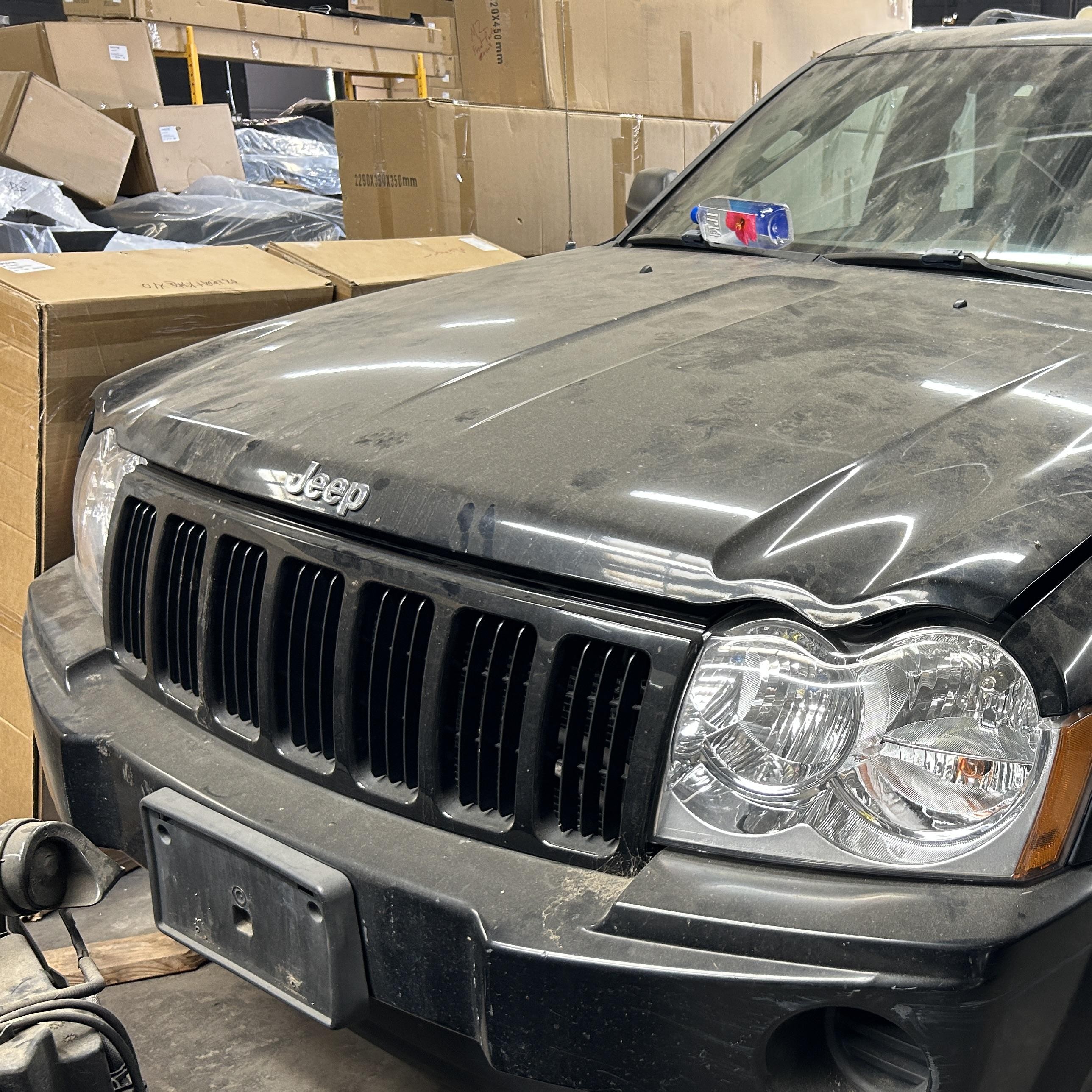 2007 Jeep Grand Cherokee Laredo Black vin: 1J8GR48K77C540836