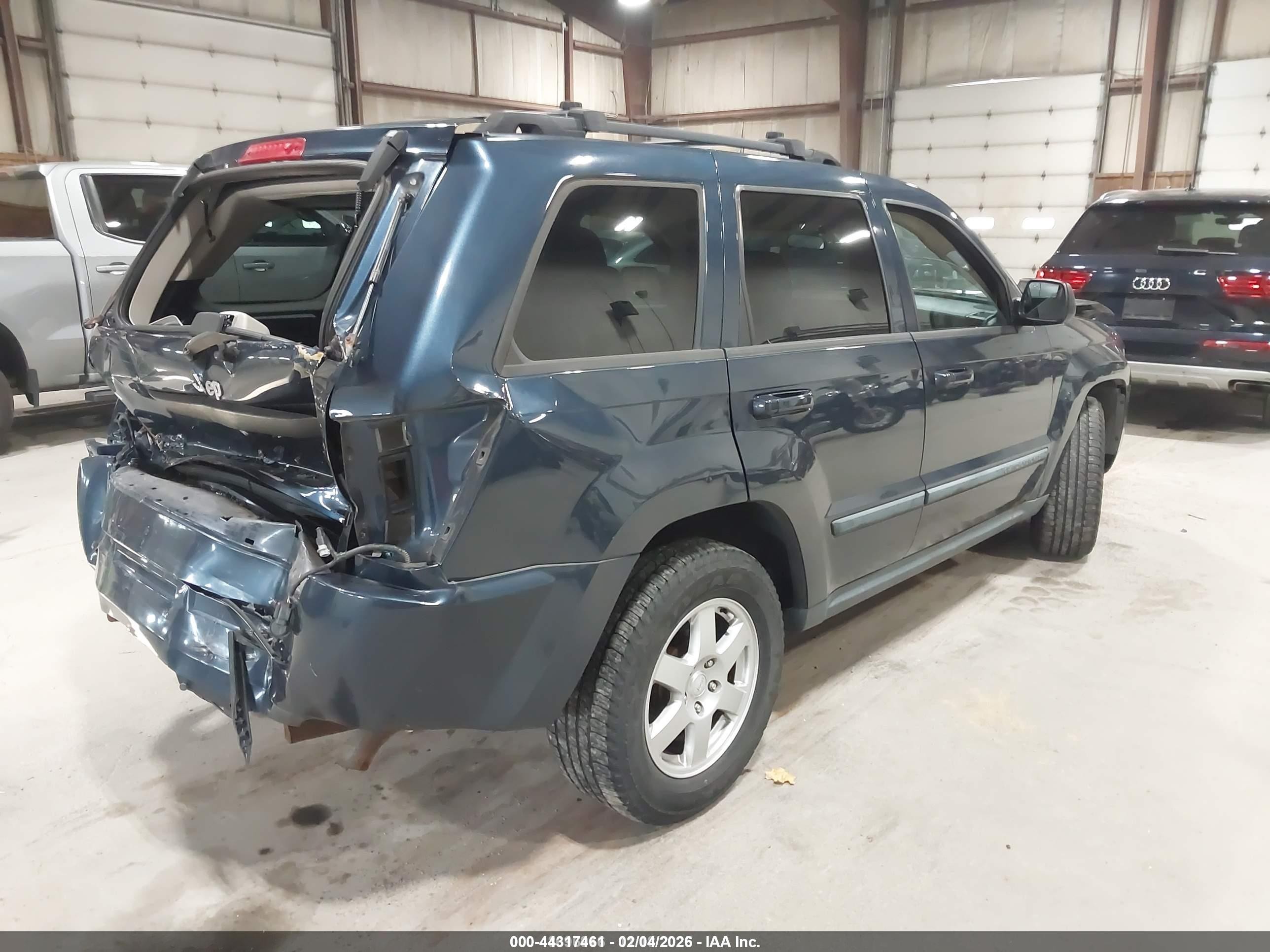 2009 Jeep Grand Cherokee Laredo Синий vin: 1J8GR48K79C514434