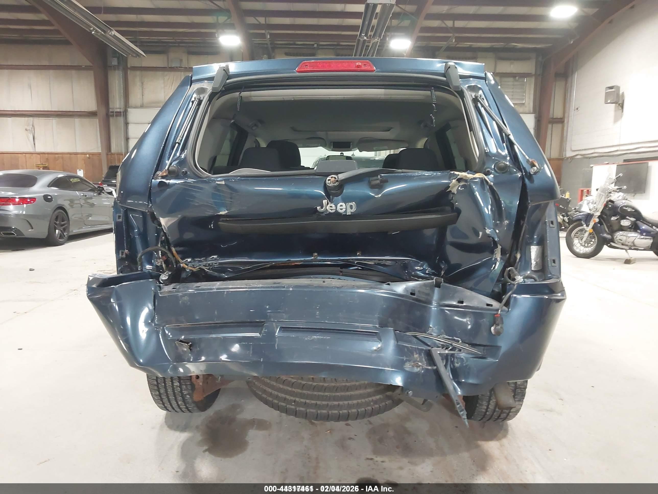 2009 Jeep Grand Cherokee Laredo Синий vin: 1J8GR48K79C514434