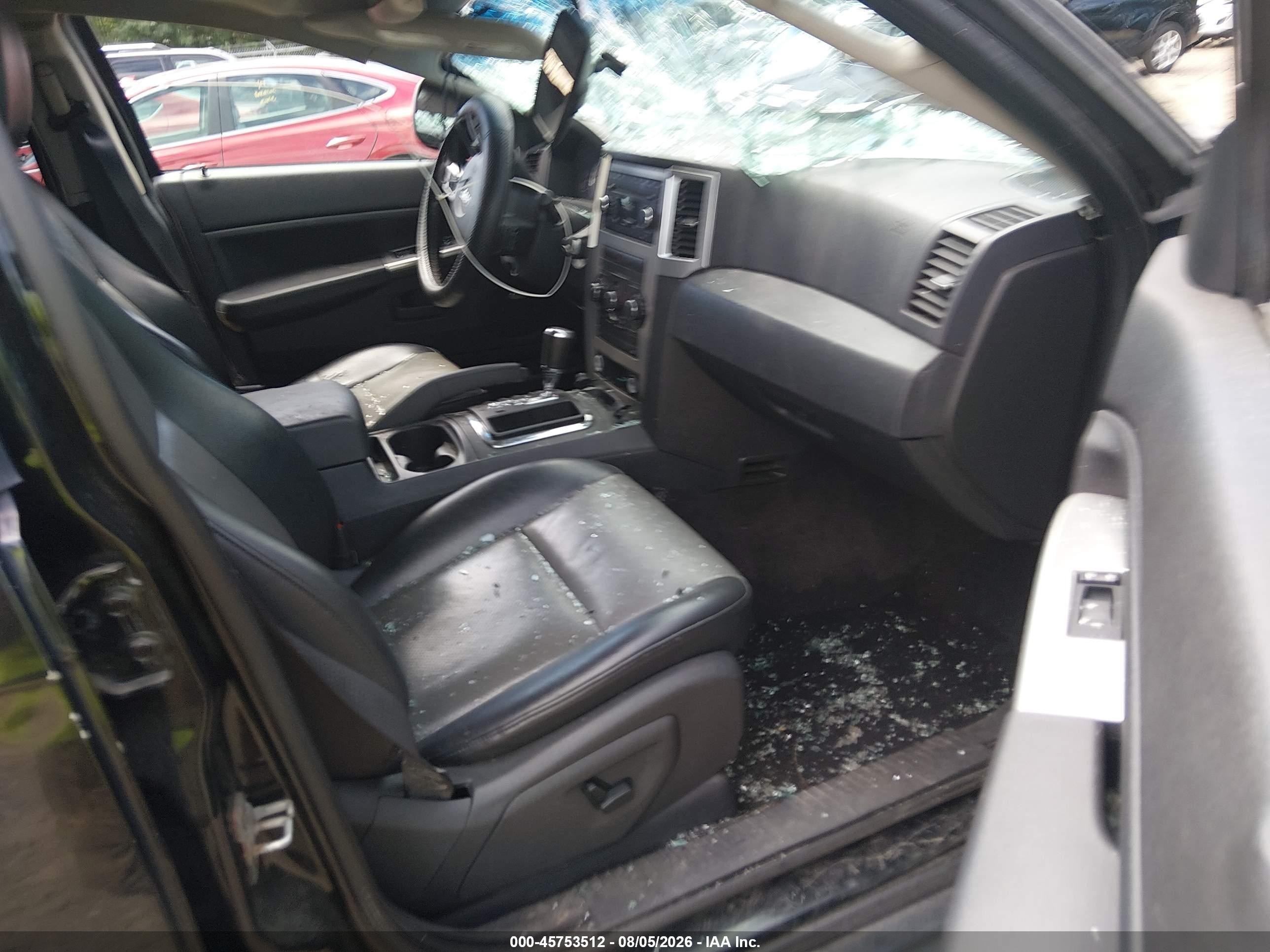 2008 Jeep Grand Cherokee Laredo Black vin: 1J8GR48K88C186696