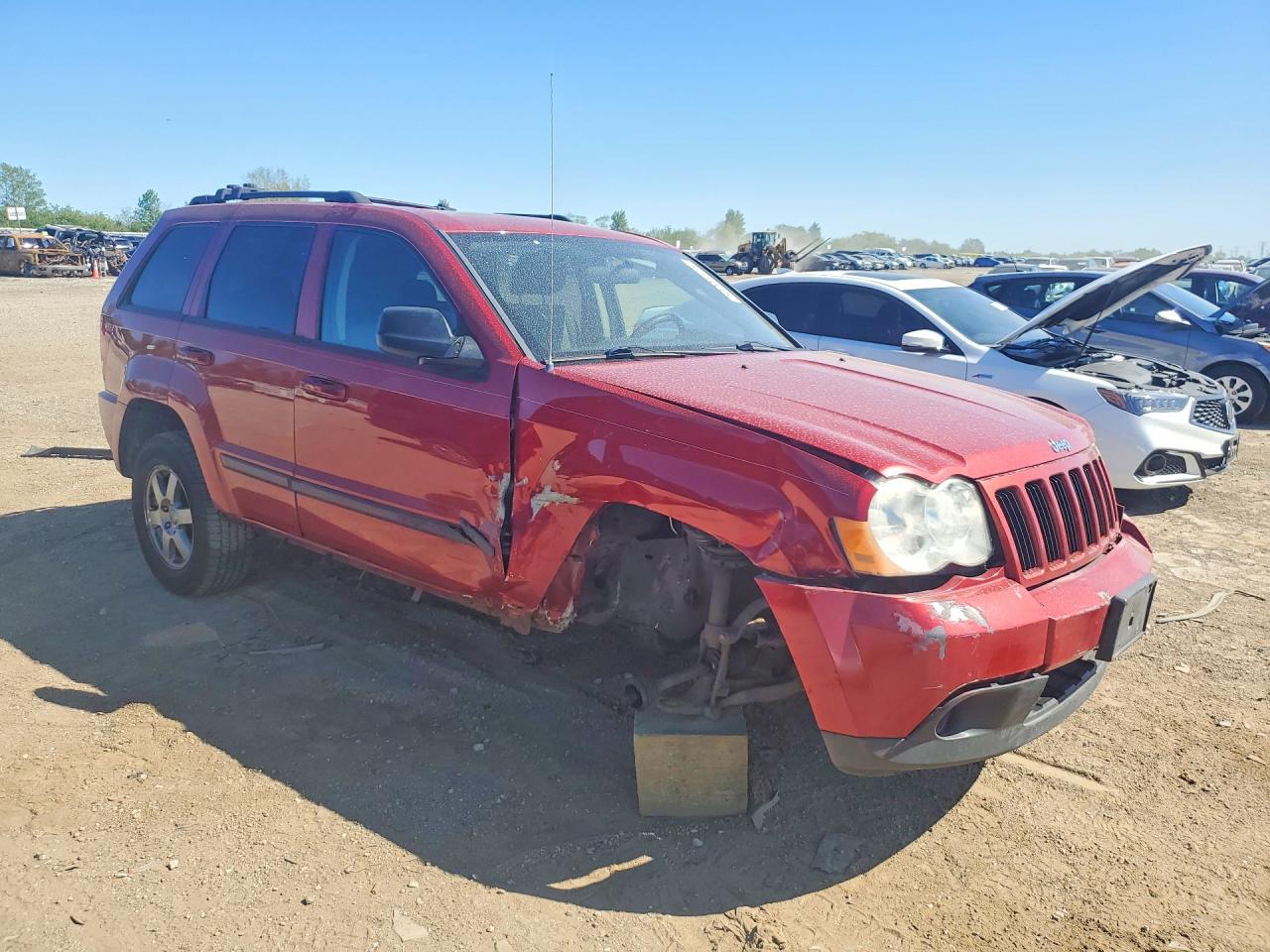 2009 Jeep Grand Cherokee Laredo Red vin: 1J8GR48K89C546342