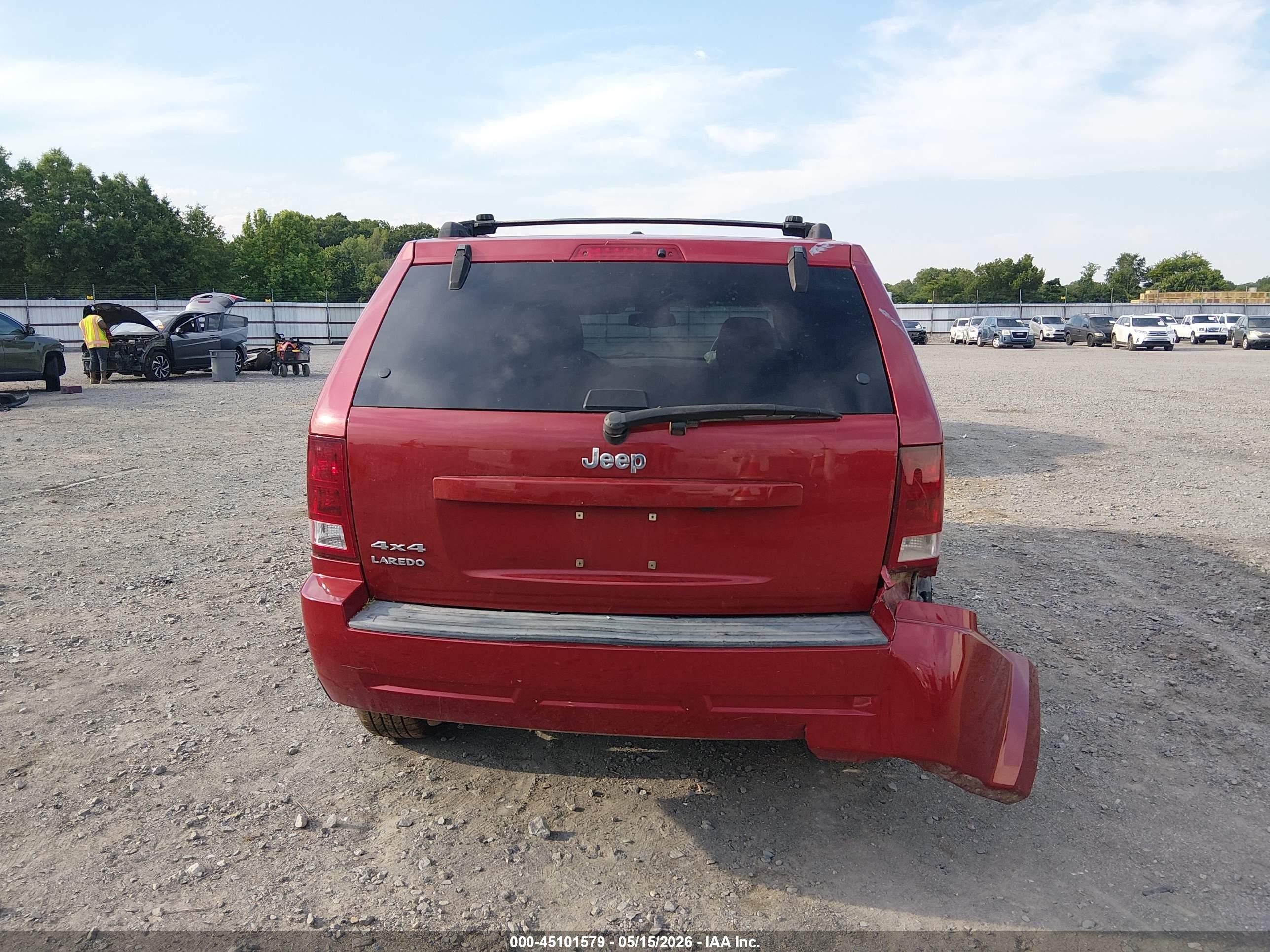 2006 Jeep Grand Cherokee Laredo Burgundy vin: 1J8GR48K96C294919