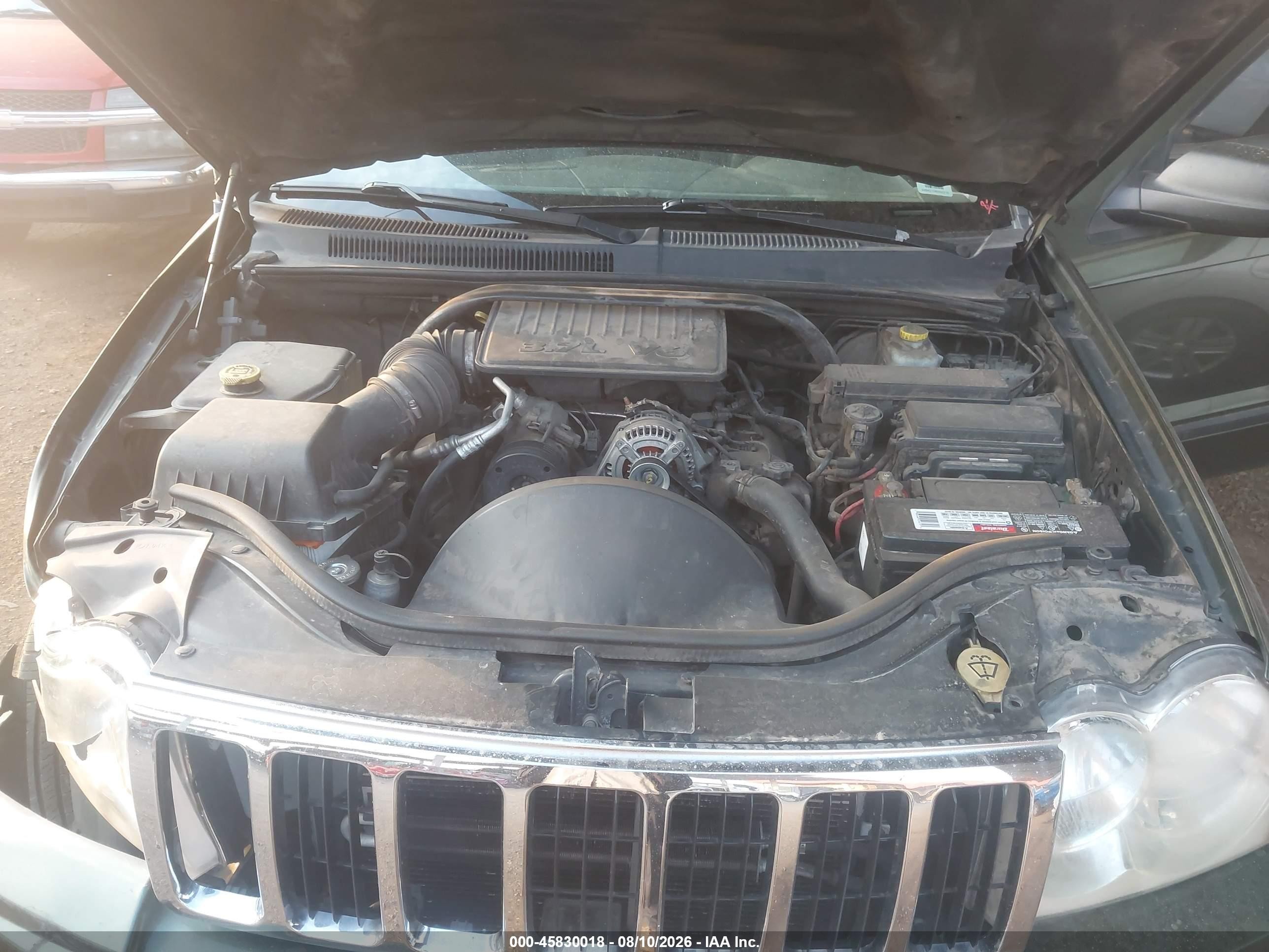 2007 Jeep Grand Cherokee Laredo Green vin: 1J8GR48K97C629534