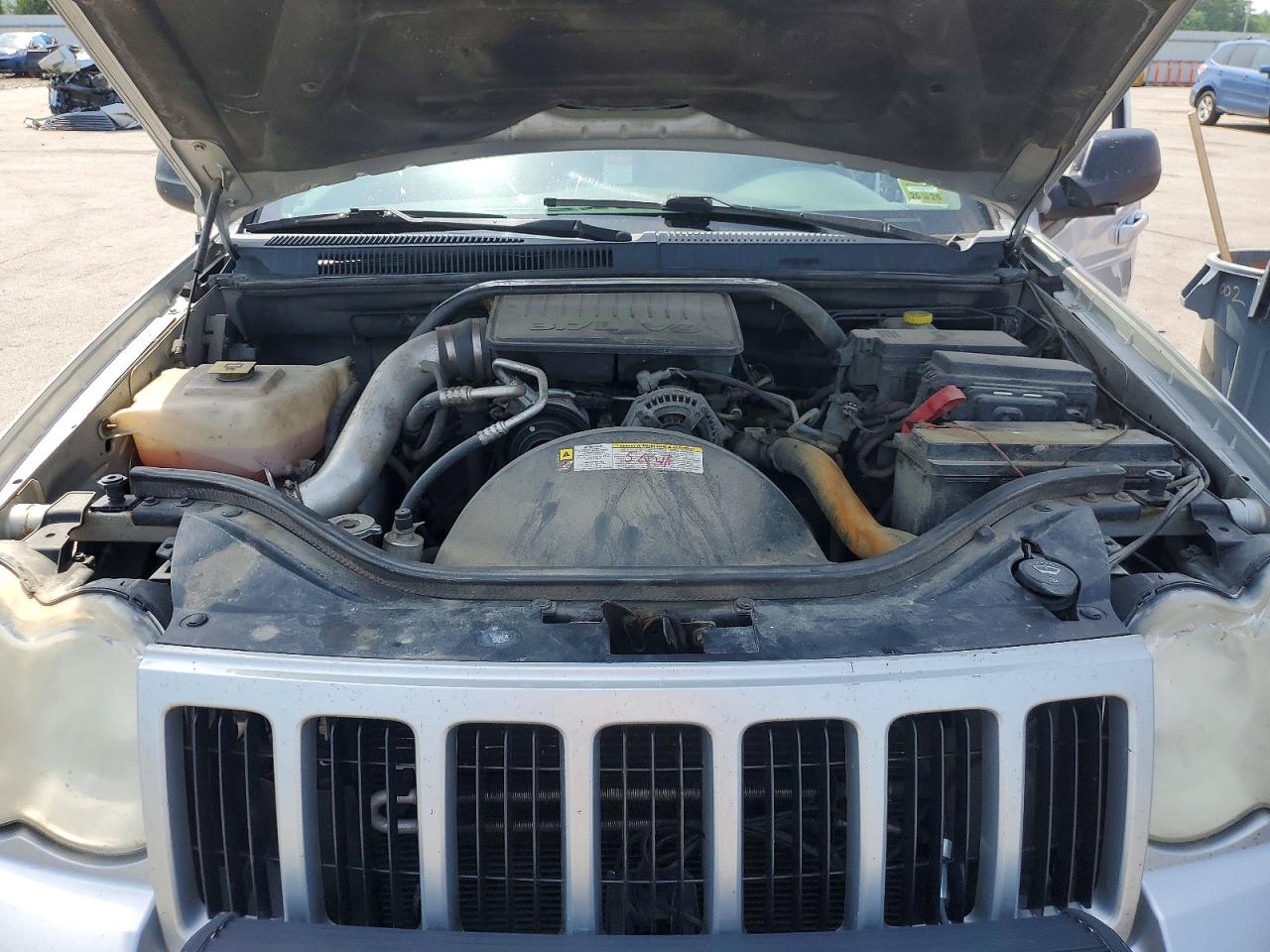 2008 Jeep Grand Cherokee Laredo Серебряный vin: 1J8GR48K98C200623
