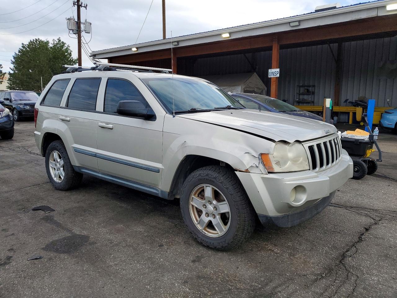 2007 Jeep Grand Cherokee Laredo Silver vin: 1J8GR48KX7C606148