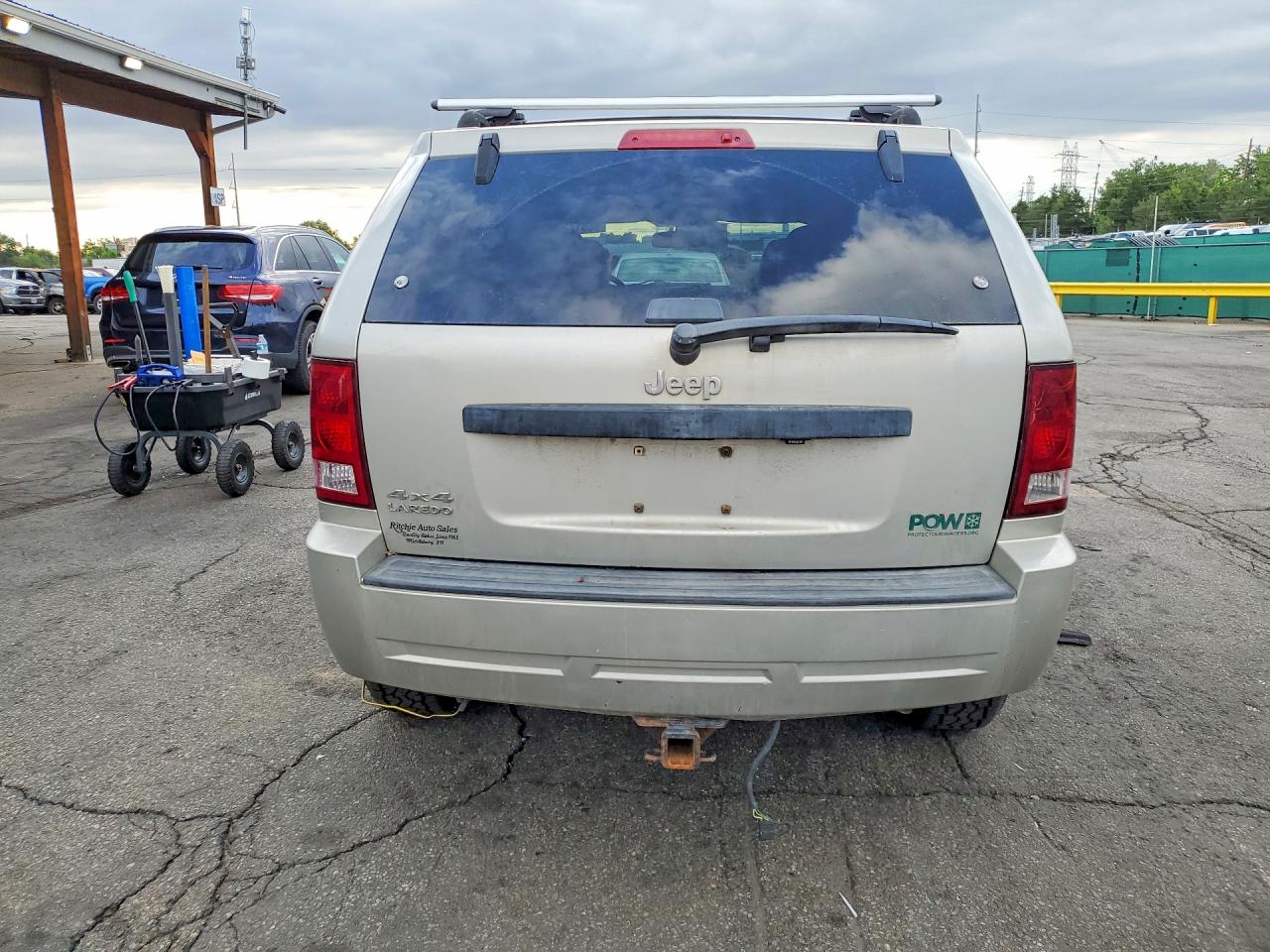 2007 Jeep Grand Cherokee Laredo Silver vin: 1J8GR48KX7C606148