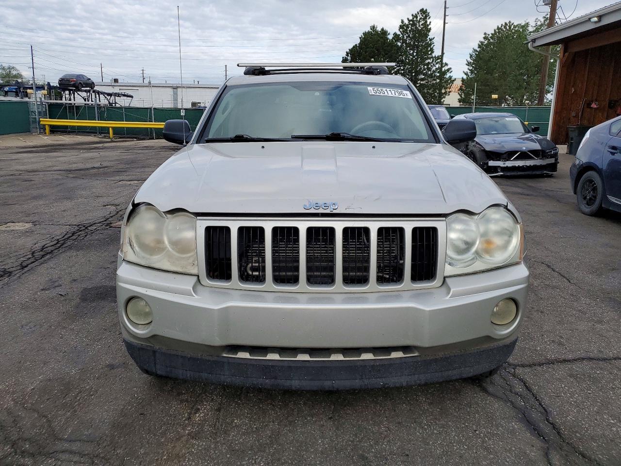 2007 Jeep Grand Cherokee Laredo Silver vin: 1J8GR48KX7C606148