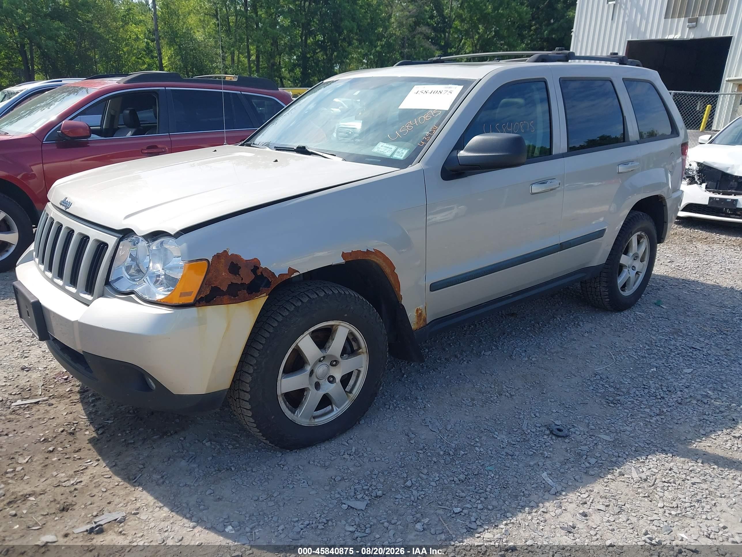 2008 Jeep Grand Cherokee Laredo Gold vin: 1J8GR48KX8C102443