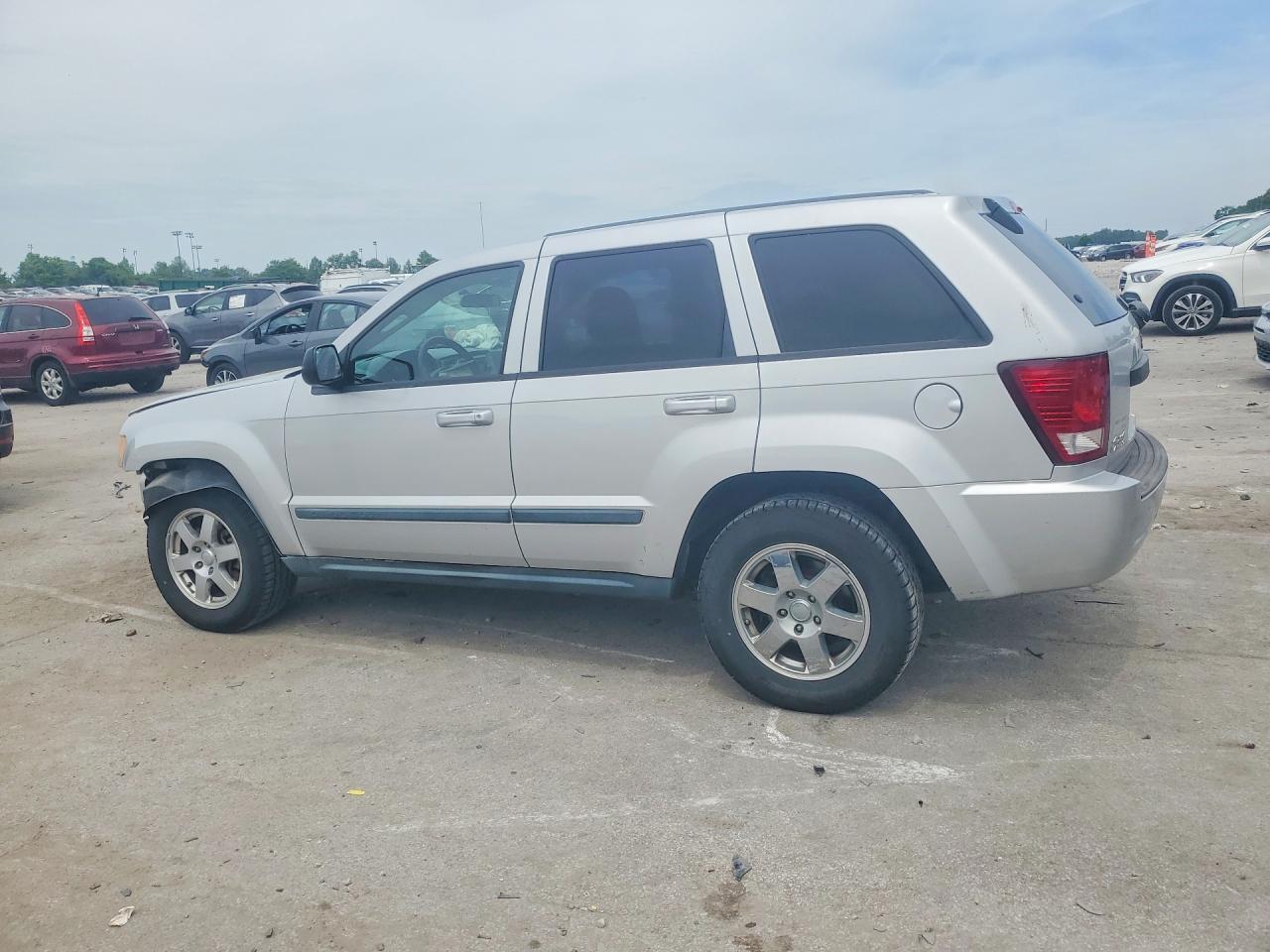 2008 Jeep Grand Cherokee Laredo Silver vin: 1J8GR48KX8C187963