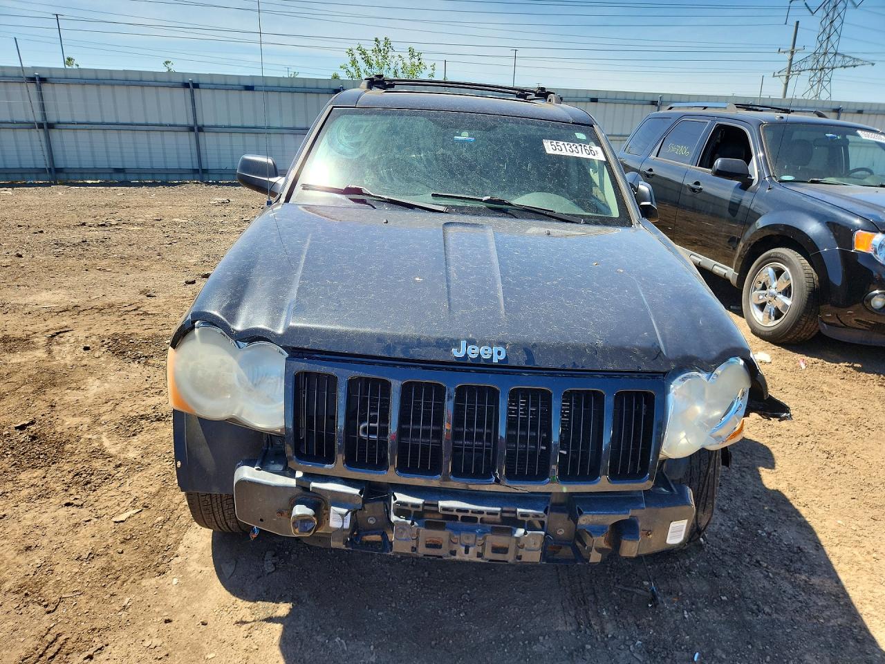 2008 Jeep Grand Cherokee Laredo Black vin: 1J8GR48KX8C218984