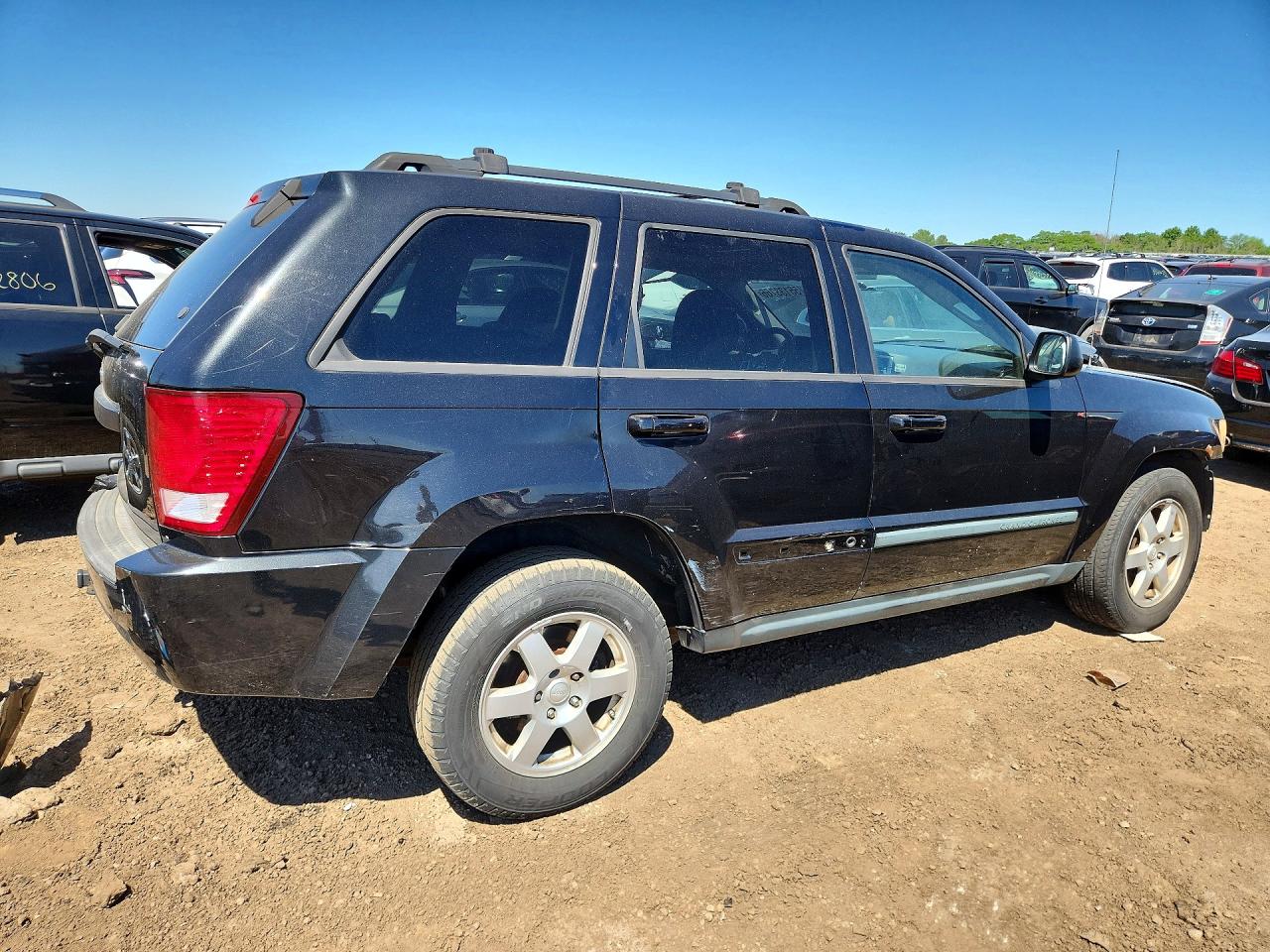 2008 Jeep Grand Cherokee Laredo Black vin: 1J8GR48KX8C218984