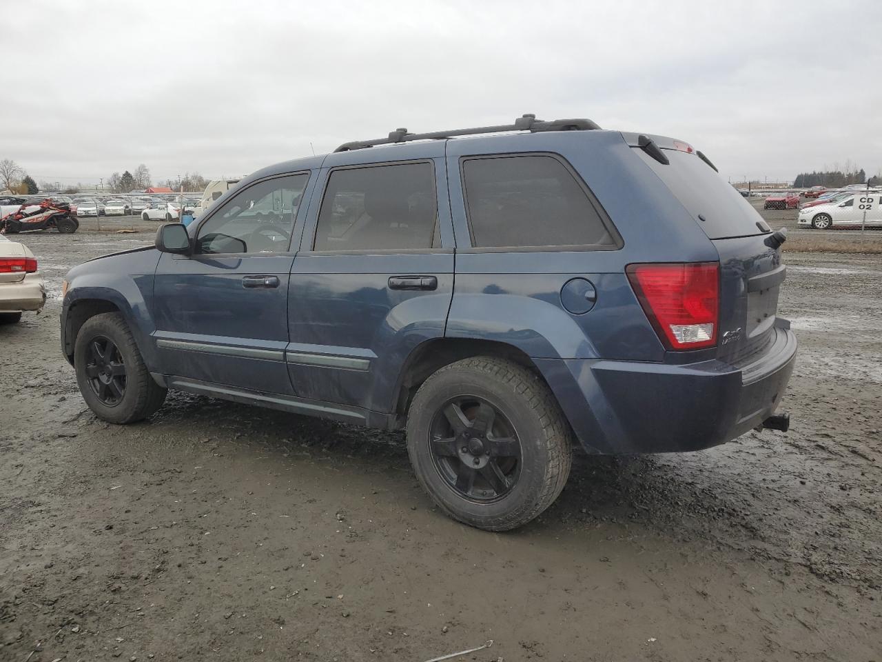 2008 Jeep Grand Cherokee Laredo Синий vin: 1J8GR48KX8C241925
