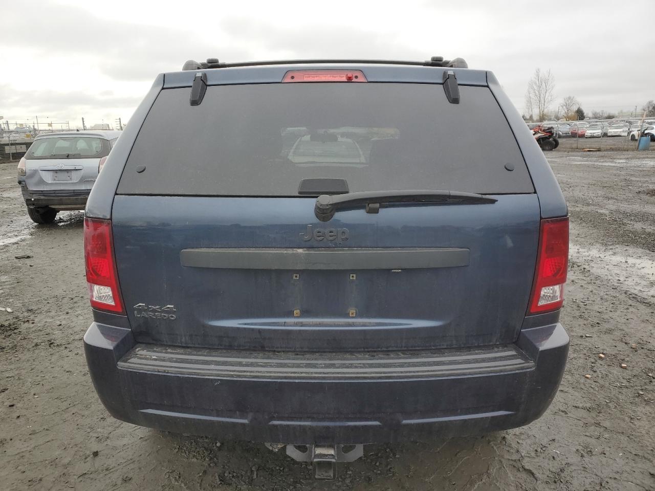 2008 Jeep Grand Cherokee Laredo Синий vin: 1J8GR48KX8C241925