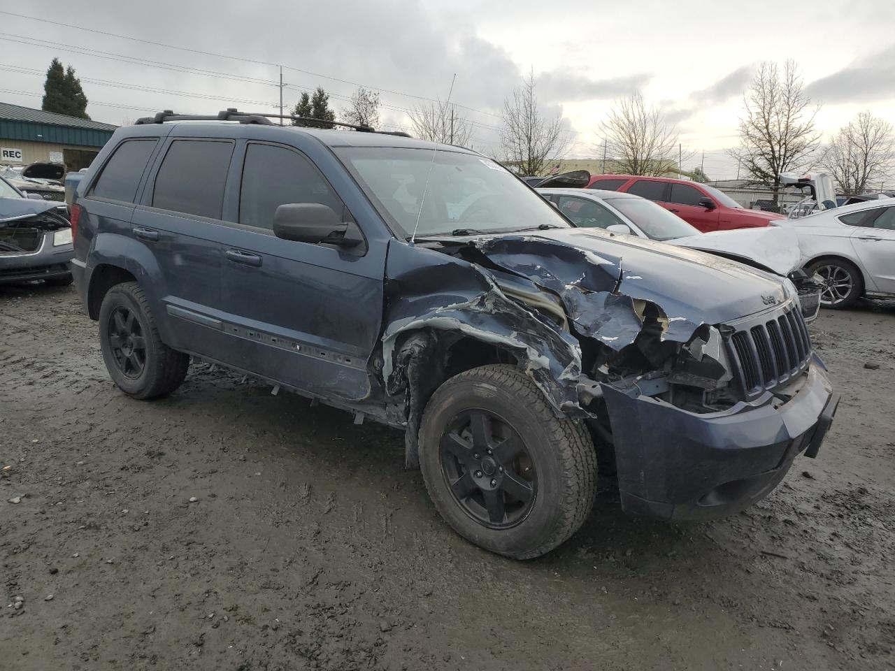 2008 Jeep Grand Cherokee Laredo Синий vin: 1J8GR48KX8C241925