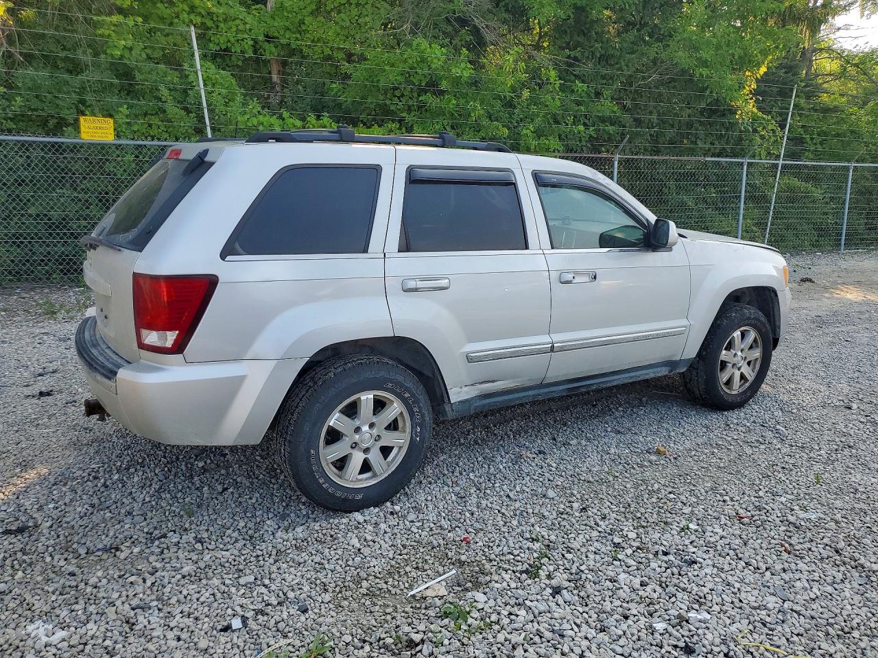 2009 Jeep Grand Cherokee Limited Silver vin: 1J8GR58K29C529428