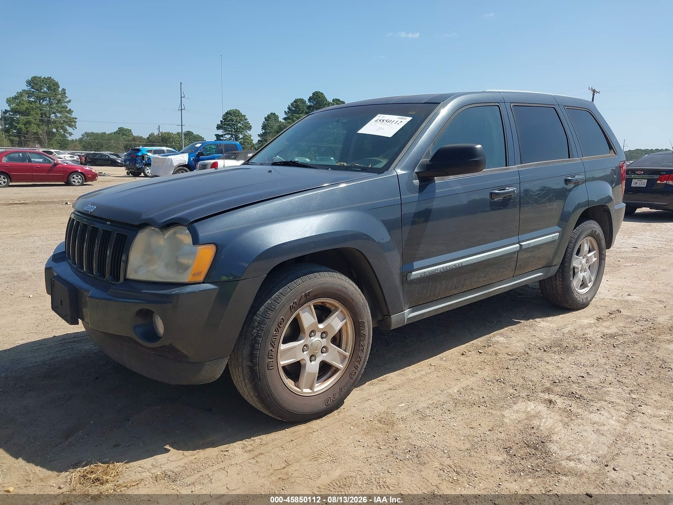 2007 Jeep Grand Cherokee Laredo Blue vin: 1J8GS48K07C660028