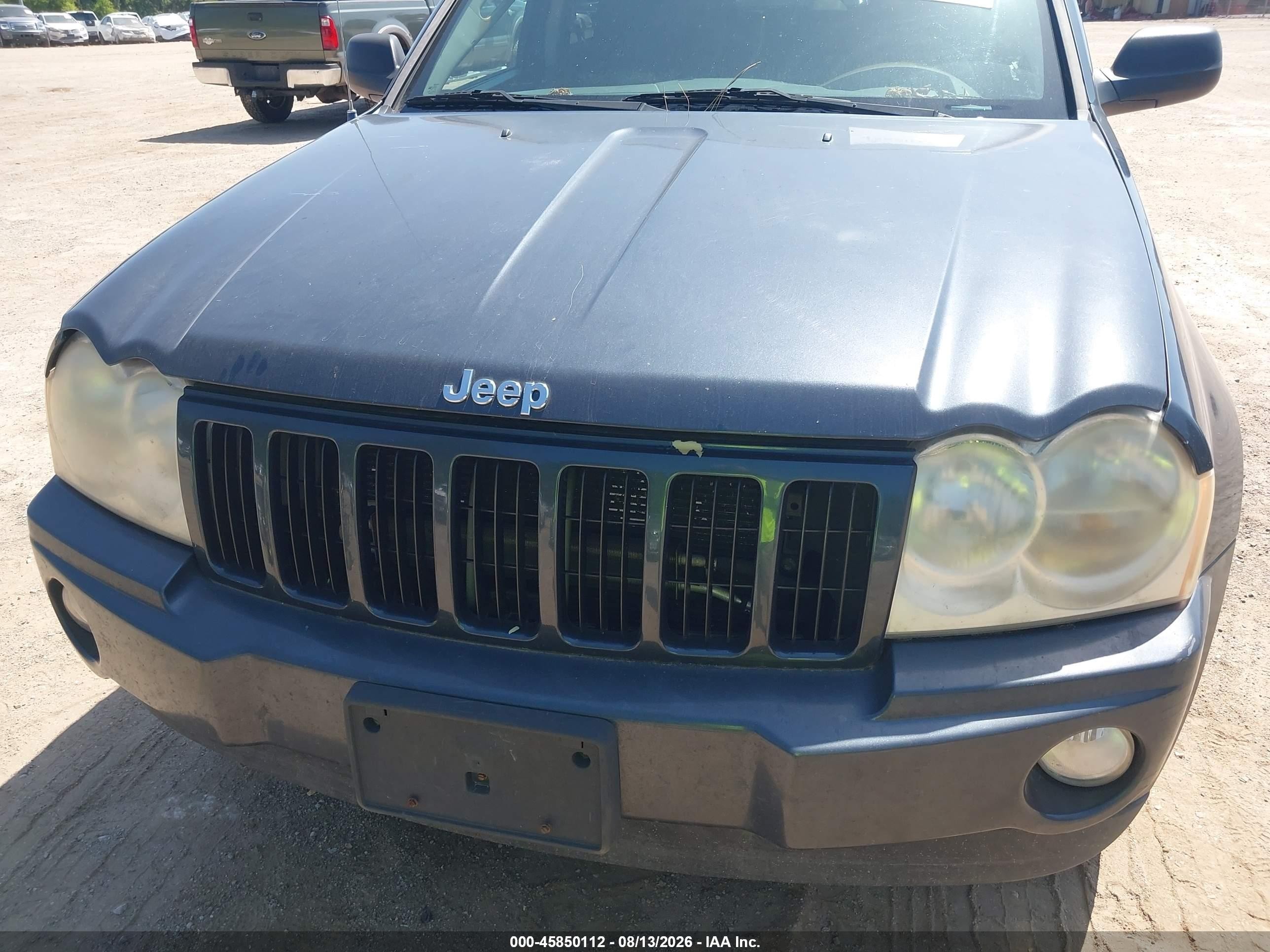 2007 Jeep Grand Cherokee Laredo Blue vin: 1J8GS48K07C660028