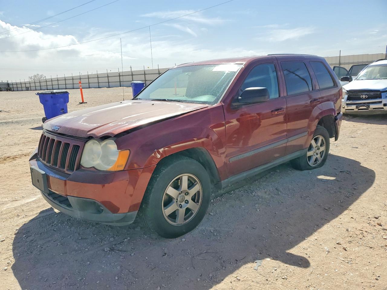 2008 Jeep Cherokee Maroon vin: 1J8GS48K08C129588