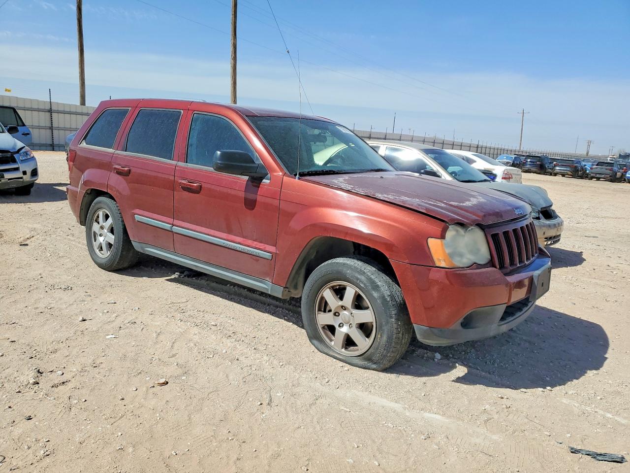 2008 Jeep Cherokee Темно-бордовый vin: 1J8GS48K08C129588