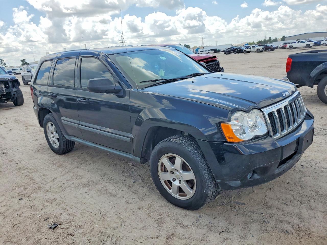2008 Jeep Grand Cherokee Laredo Black vin: 1J8GS48K08C209084