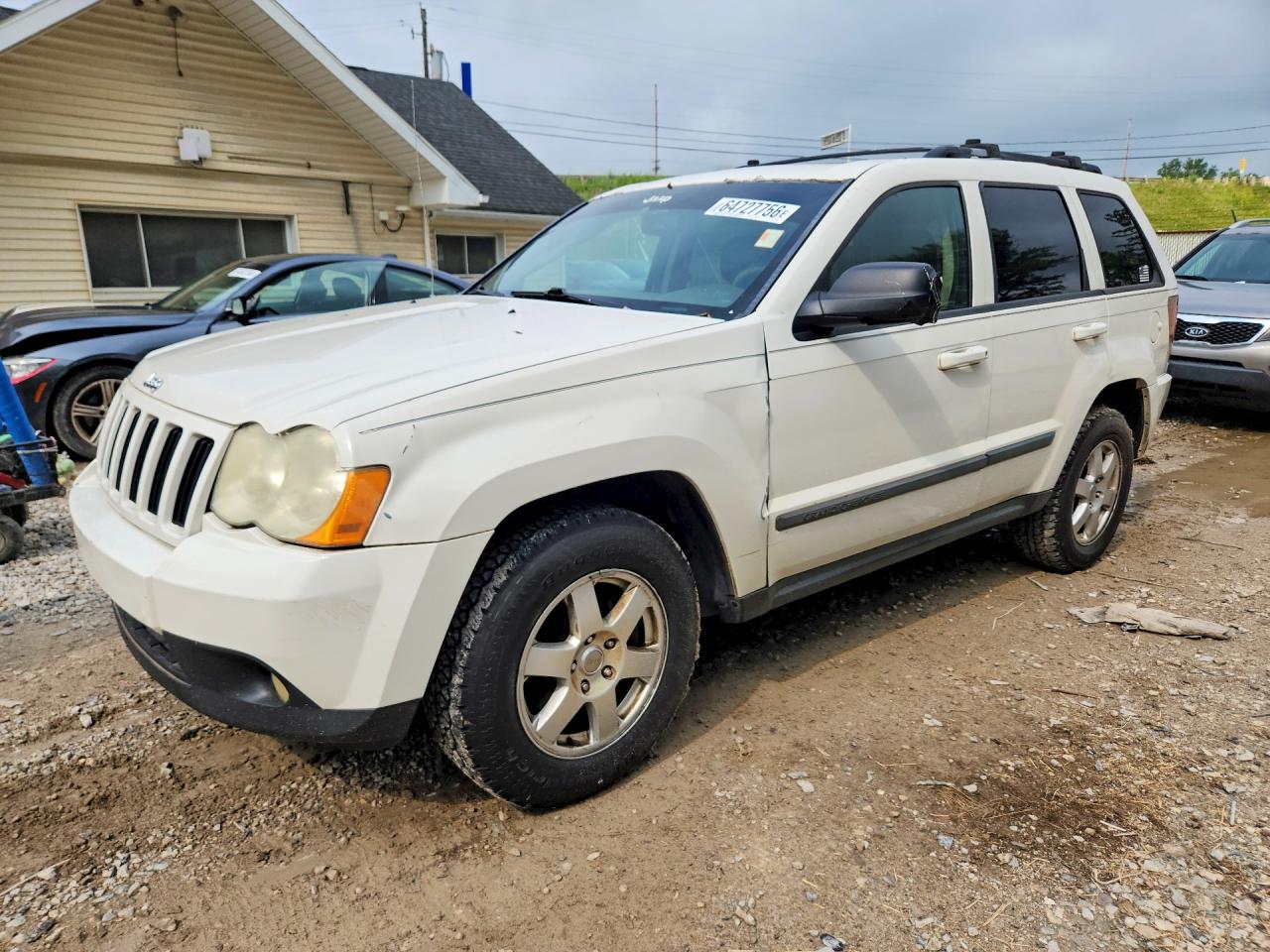 2009 Jeep Grand Cherokee Laredo White vin: 1J8GS48K09C520998