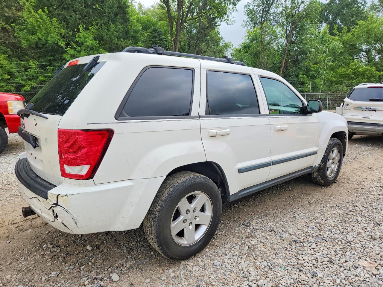 2009 Jeep Grand Cherokee Laredo White vin: 1J8GS48K09C520998