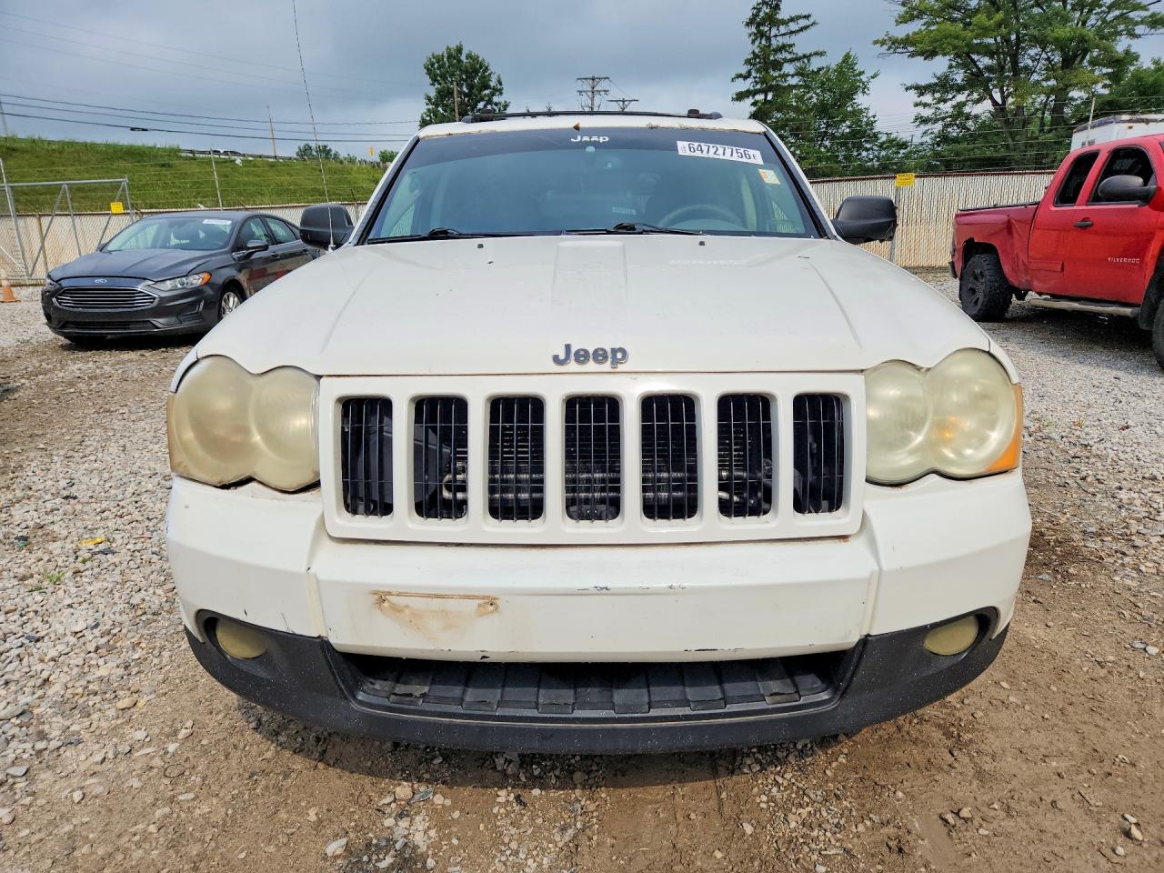 2009 Jeep Grand Cherokee Laredo White vin: 1J8GS48K09C520998