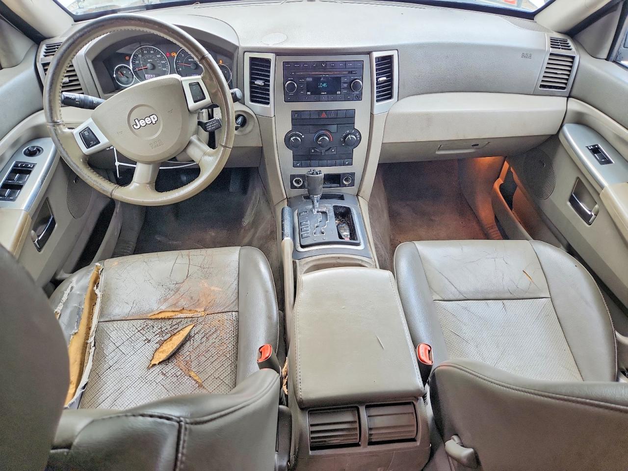2009 Jeep Grand Cherokee Laredo White vin: 1J8GS48K09C520998